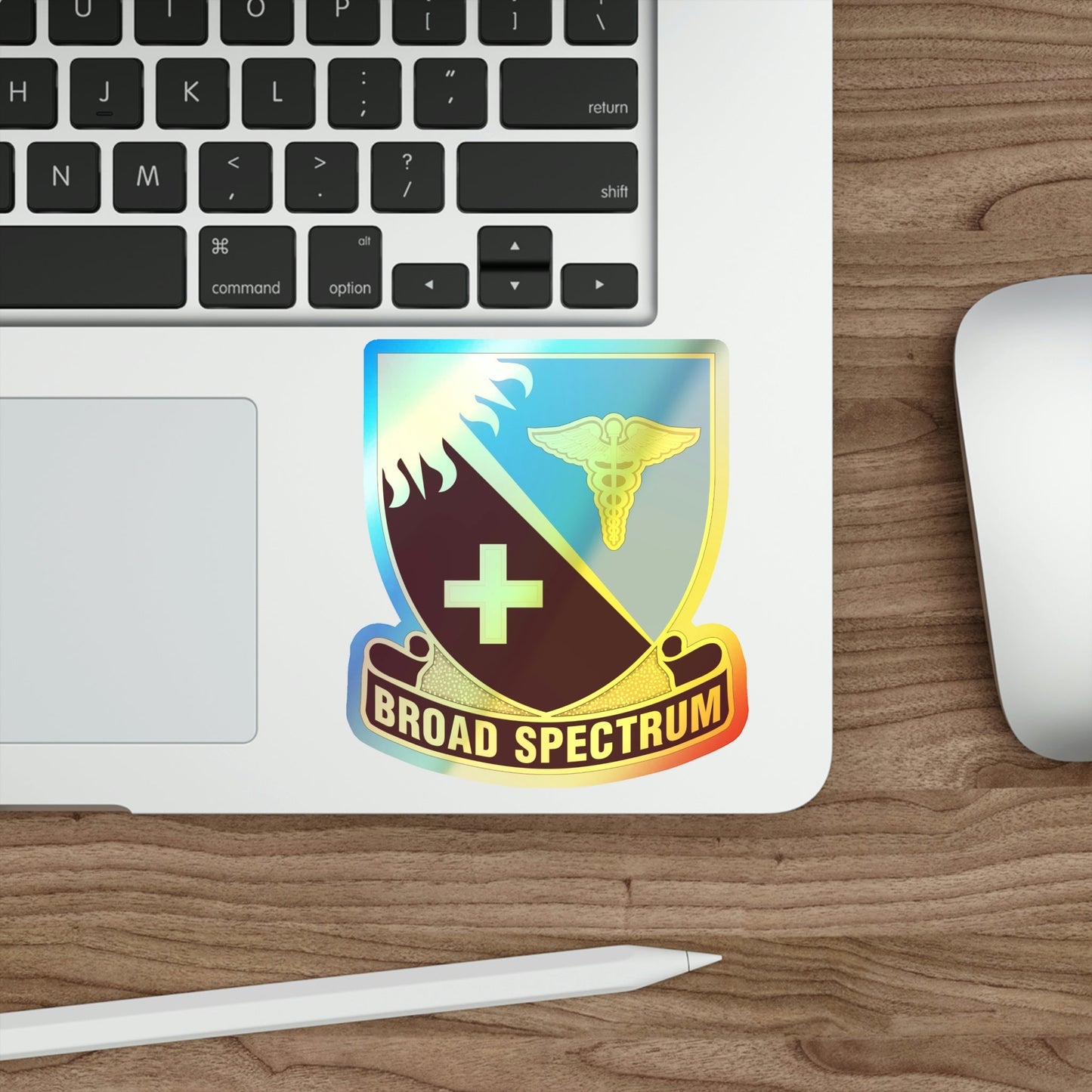 Dental Health Activity Atlantic (U.S. Army) Holographic STICKER Die-Cut Vinyl Decal-The Sticker Space