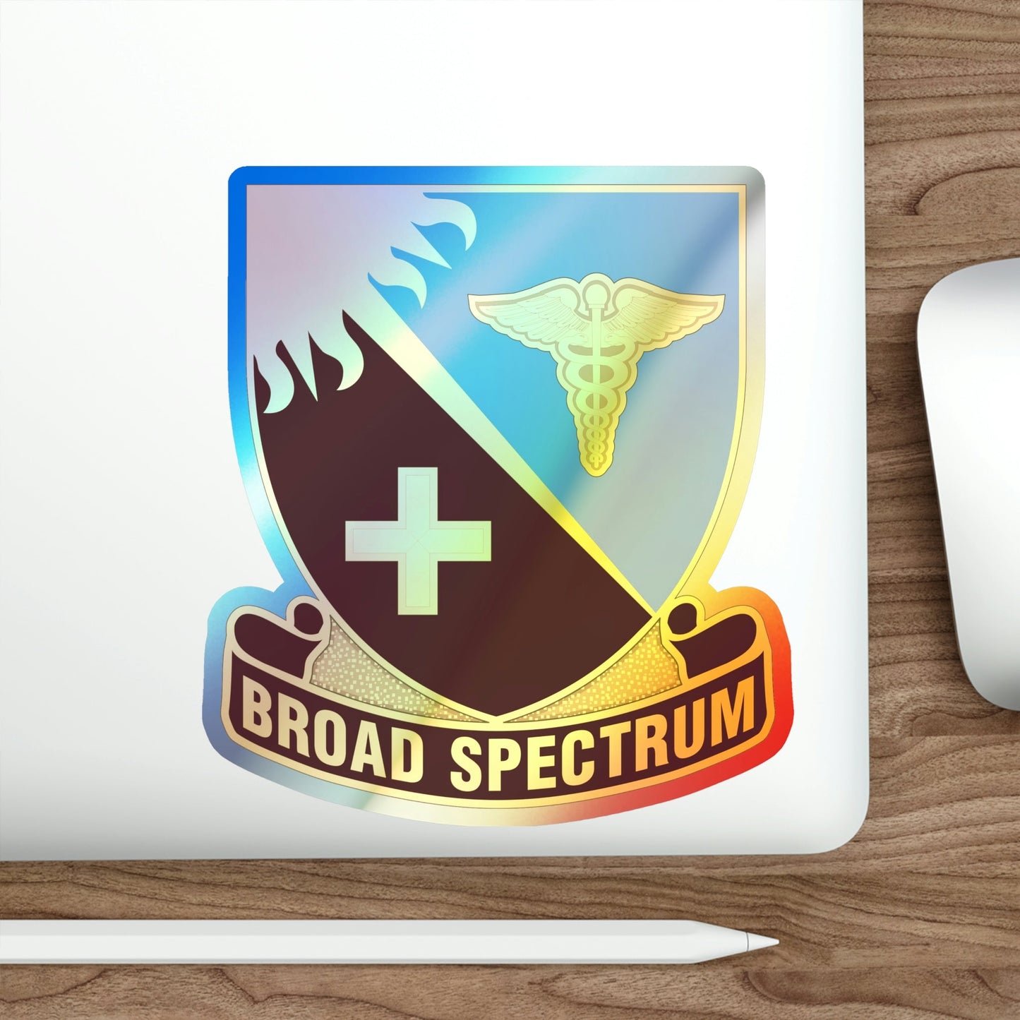 Dental Health Activity Atlantic (U.S. Army) Holographic STICKER Die-Cut Vinyl Decal-The Sticker Space