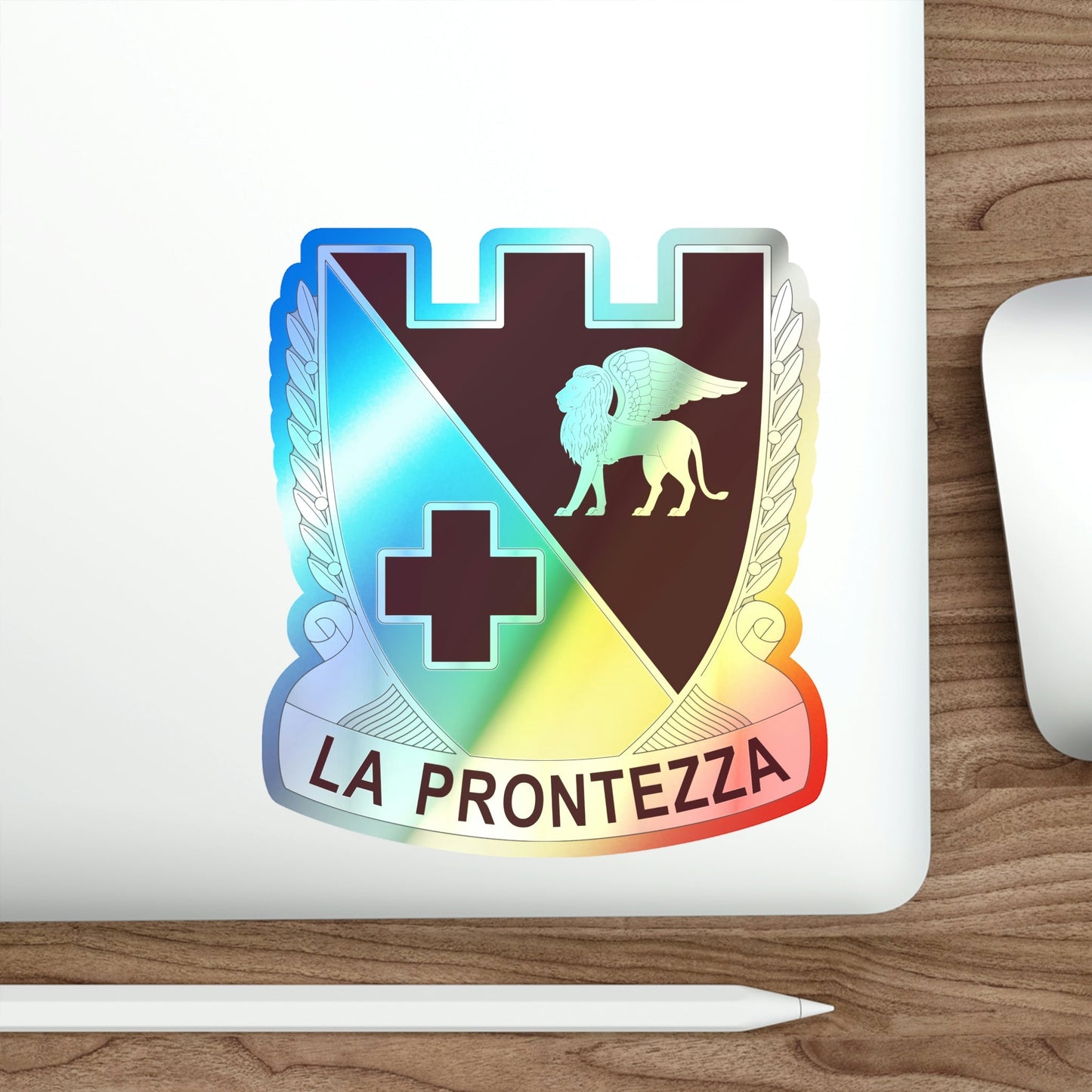 Dental Health Activity Italy (U.S. Army) Holographic STICKER Die-Cut Vinyl Decal-The Sticker Space