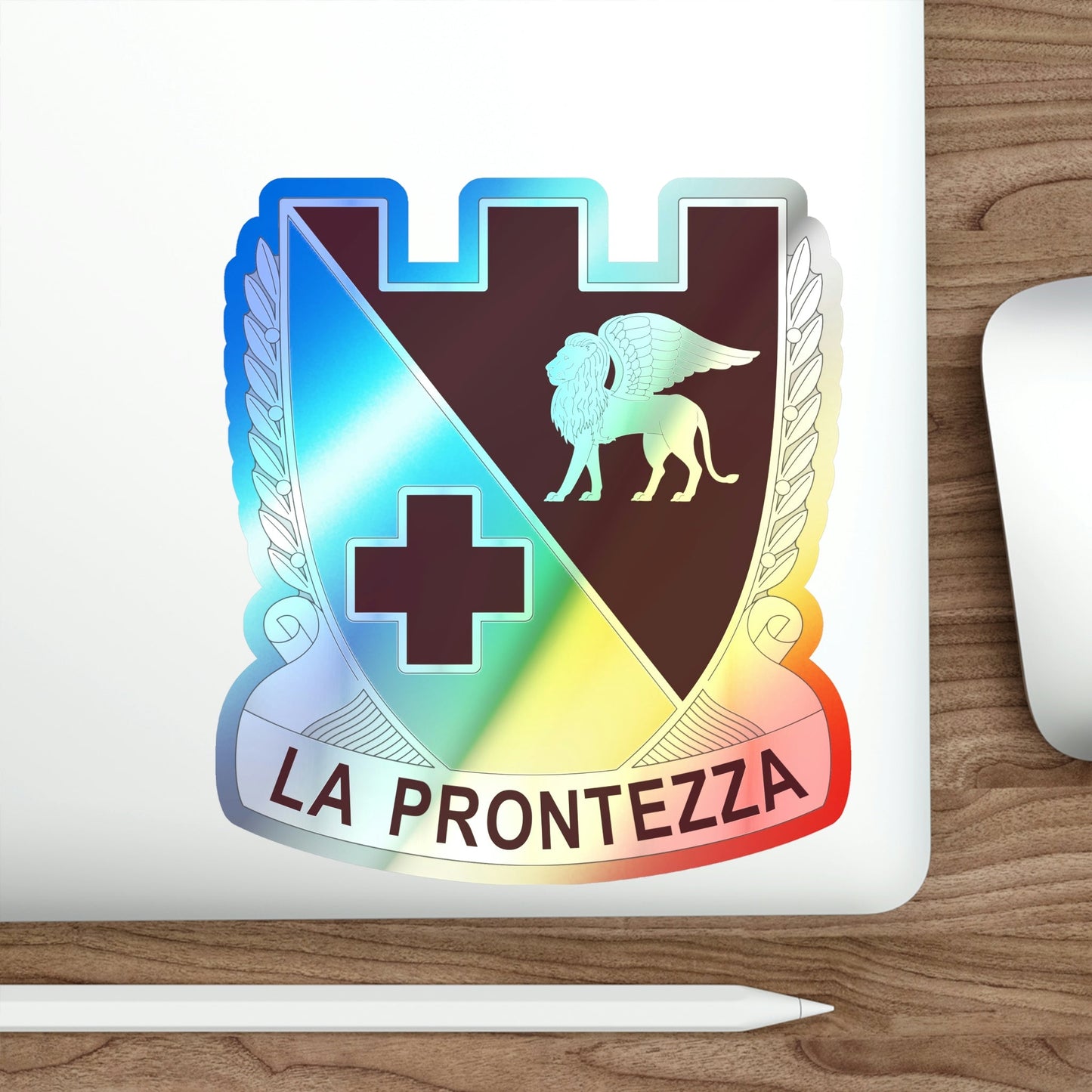 Dental Health Activity Italy (U.S. Army) Holographic STICKER Die-Cut Vinyl Decal-The Sticker Space