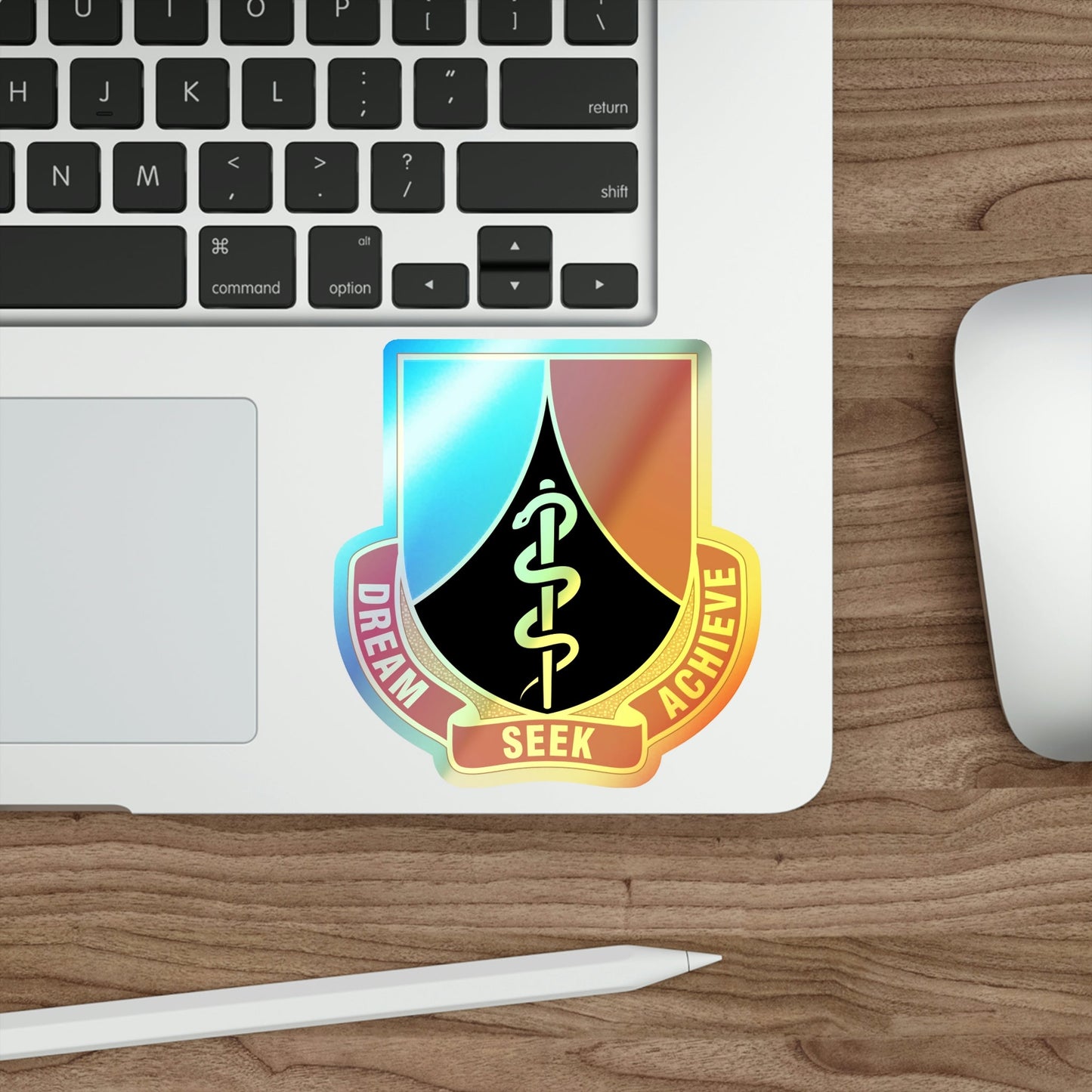 Dental Health Activity Rheinland Pfalz (U.S. Army) Holographic STICKER Die-Cut Vinyl Decal-The Sticker Space