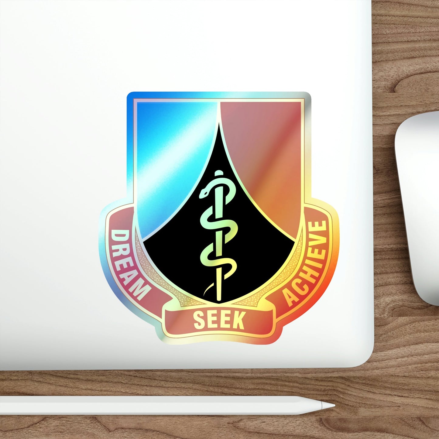 Dental Health Activity Rheinland Pfalz (U.S. Army) Holographic STICKER Die-Cut Vinyl Decal-The Sticker Space