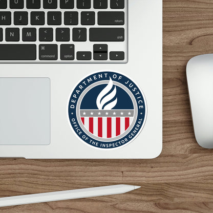 Department of Justice Office of the Inspector General STICKER Vinyl Die-Cut Decal-The Sticker Space