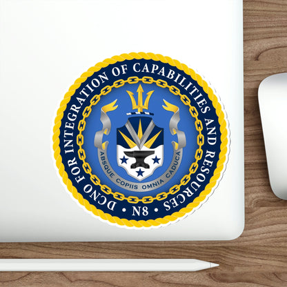Deputy Chief of Naval Operations for Integration of Capabilities and Resources N8 (U.S. Navy) STICKER Vinyl Die-Cut Decal-The Sticker Space