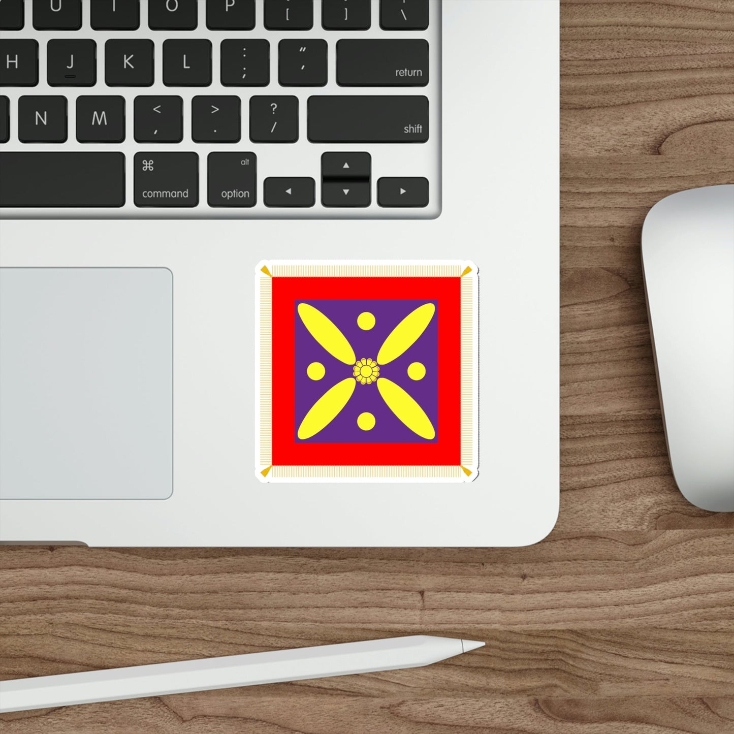 Derafsh Kaviani Flag of the late Sassanid Empire (Iran) STICKER Vinyl Die-Cut Decal-The Sticker Space