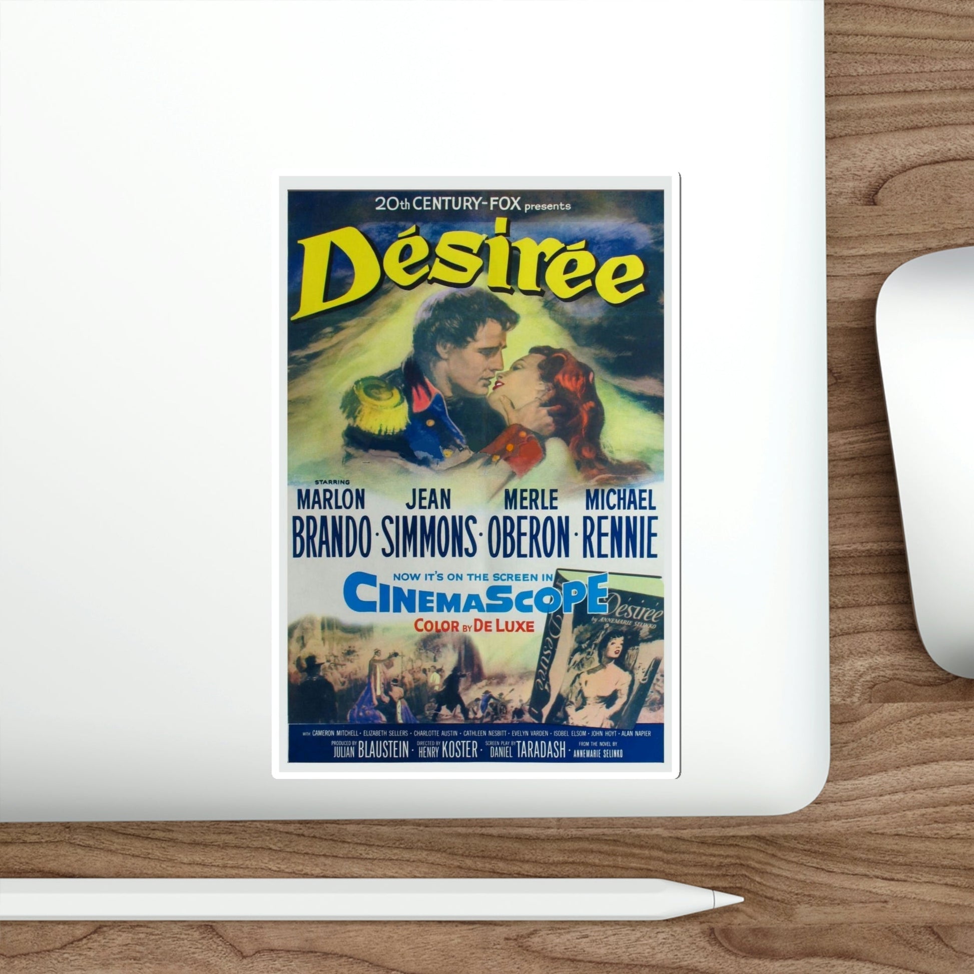 Desiree 1954 Movie Poster STICKER Vinyl Die-Cut Decal-The Sticker Space