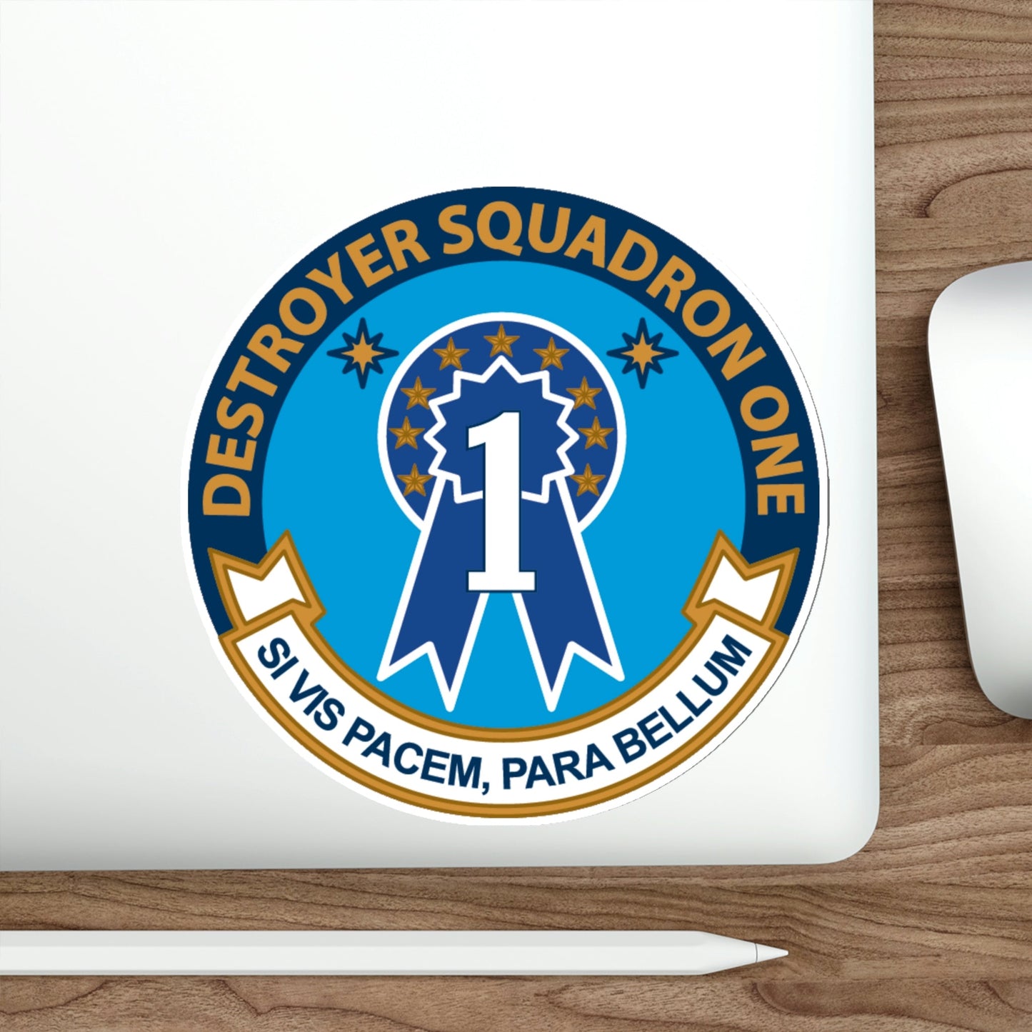 Destroyer Squadron One (U.S. Navy) STICKER Vinyl Die-Cut Decal-The Sticker Space