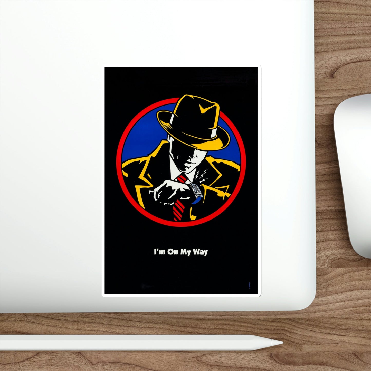 Dick Tracy 1990 Movie Poster STICKER Vinyl Die-Cut Decal-The Sticker Space