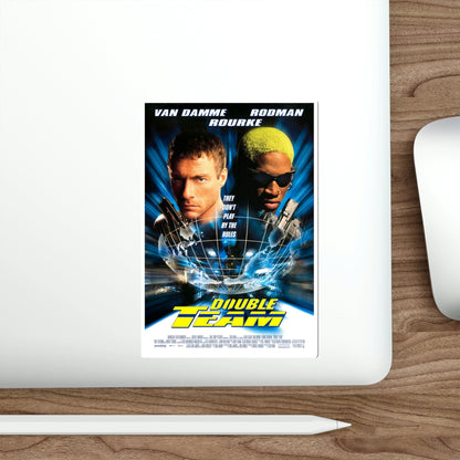 Double Team 1997 Movie Poster STICKER Vinyl Die-Cut Decal-The Sticker Space