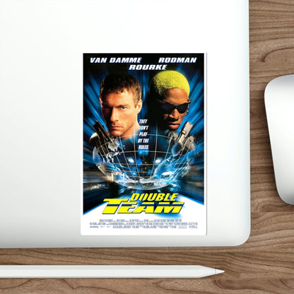 Double Team 1997 Movie Poster STICKER Vinyl Die-Cut Decal-The Sticker Space