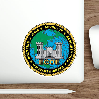 ECOE Engineer Center of Excellence (USMC) STICKER Vinyl Die-Cut Decal-The Sticker Space