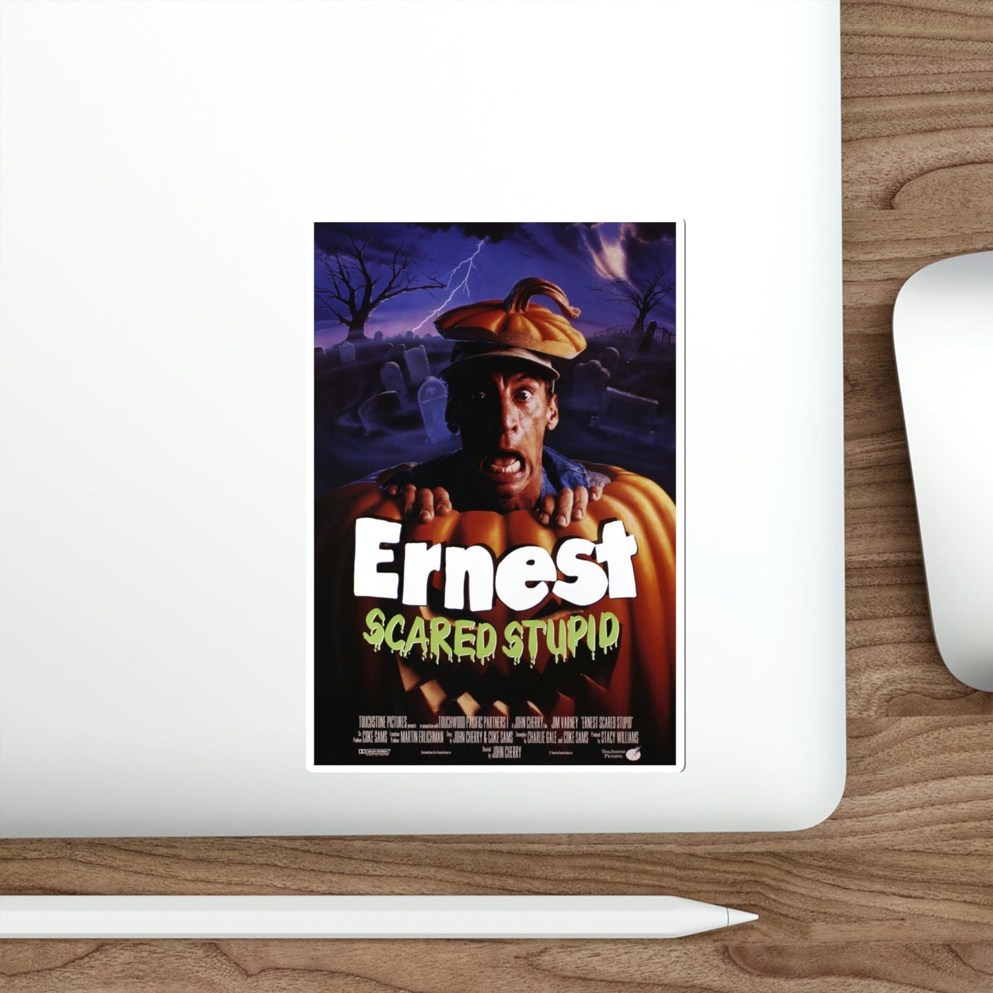 Ernest Scared Stupid 1991 Movie Poster STICKER Vinyl Die-Cut Decal-The Sticker Space