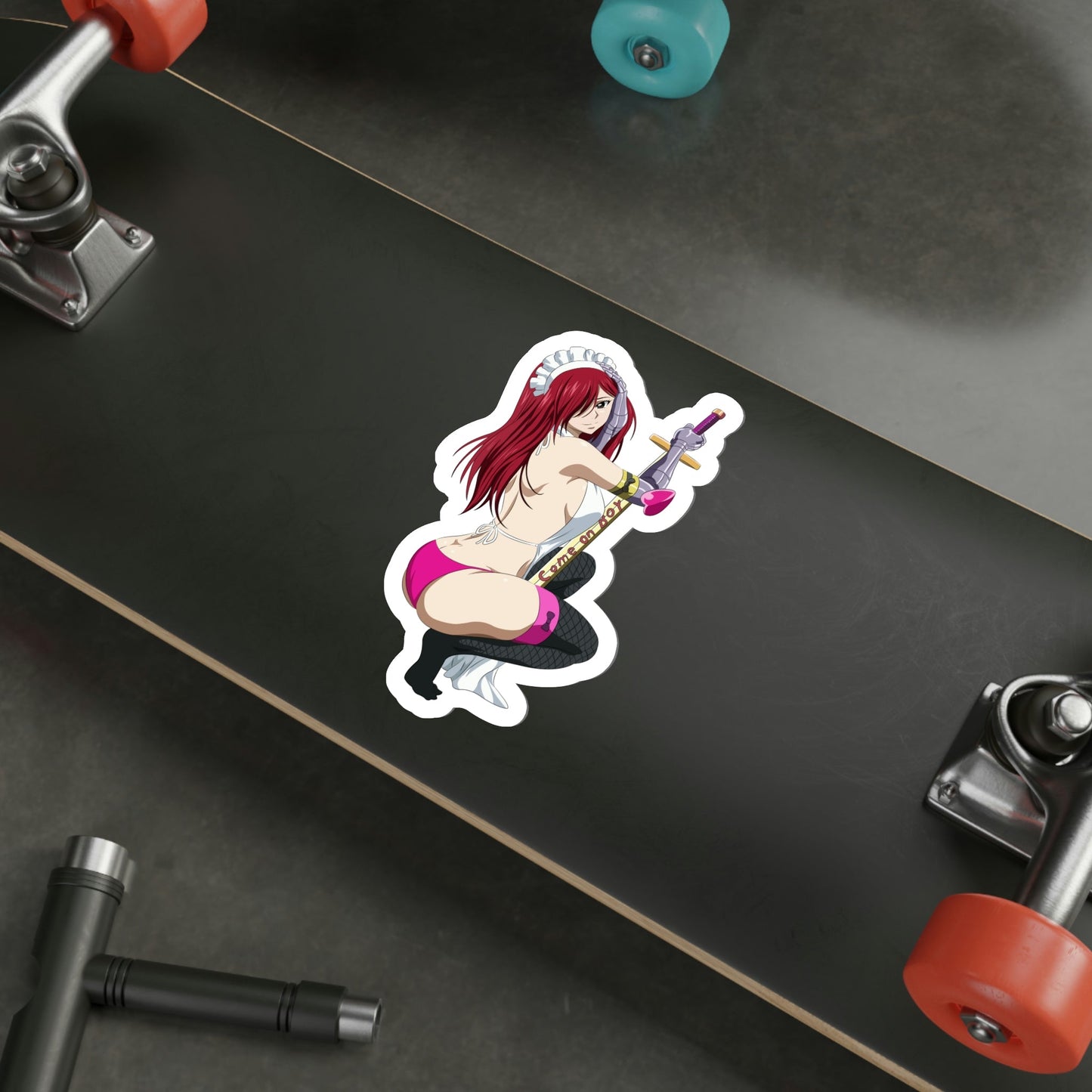 Fairy Tail - Erza Scarlet (Anime/Ecchi/Waifu) STICKER Vinyl Die-Cut Decal-The Sticker Space