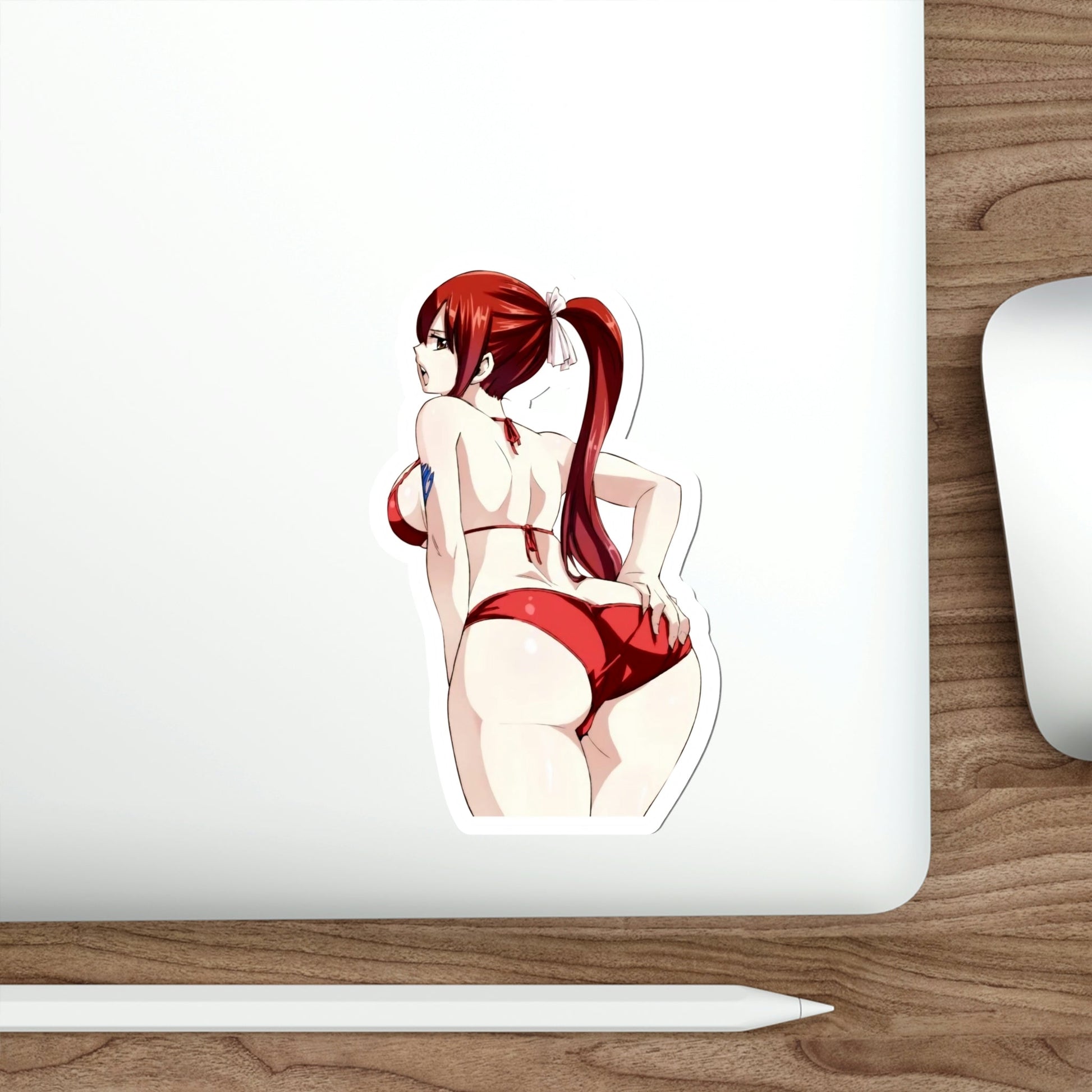 Fairy Tail - Erza Scarlet v3 (Anime/Ecchi/Waifu) STICKER Vinyl Die-Cut –  The Sticker Space