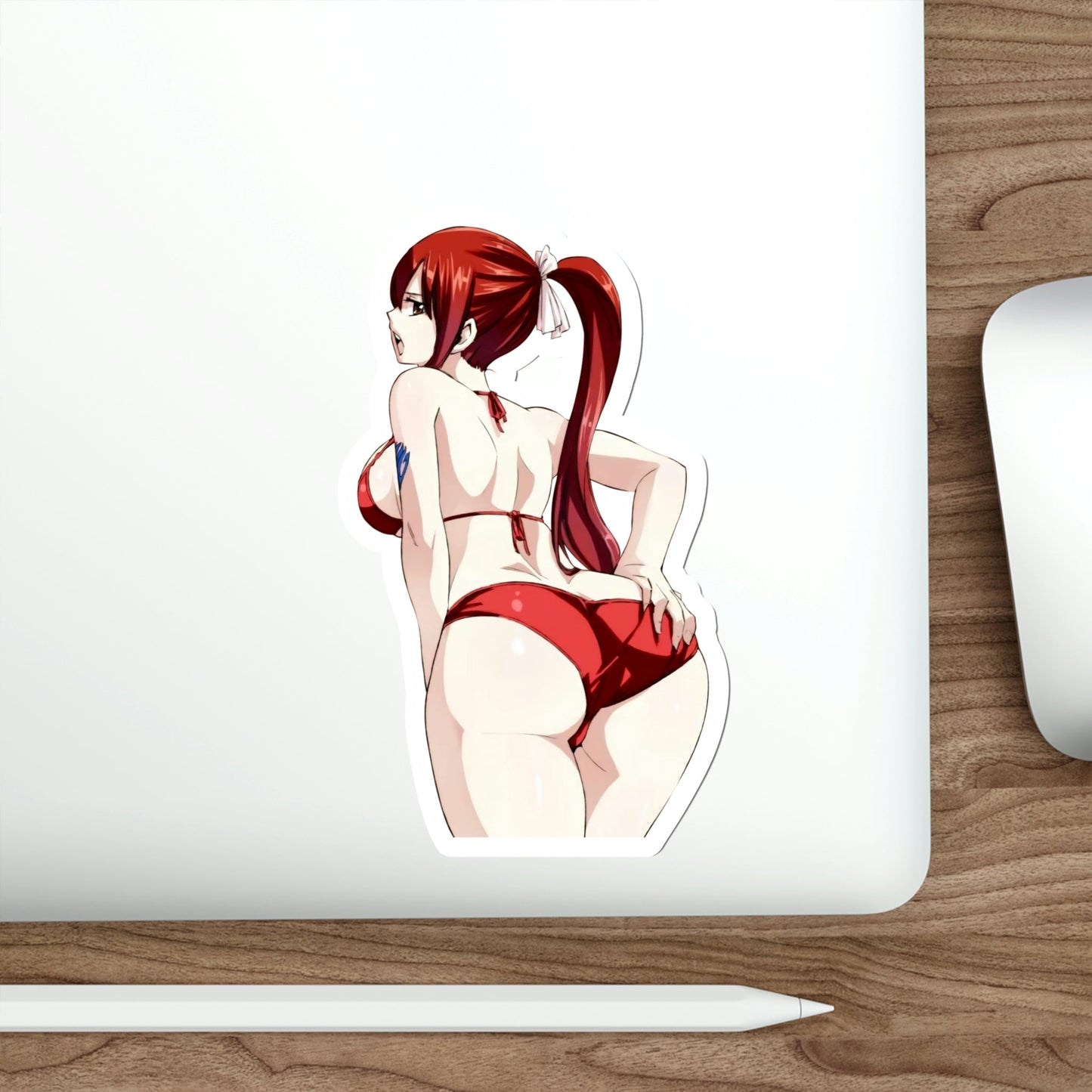 Fairy Tail - Erza Scarlet v3 (Anime/Ecchi/Waifu) STICKER Vinyl Die-Cut Decal-The Sticker Space