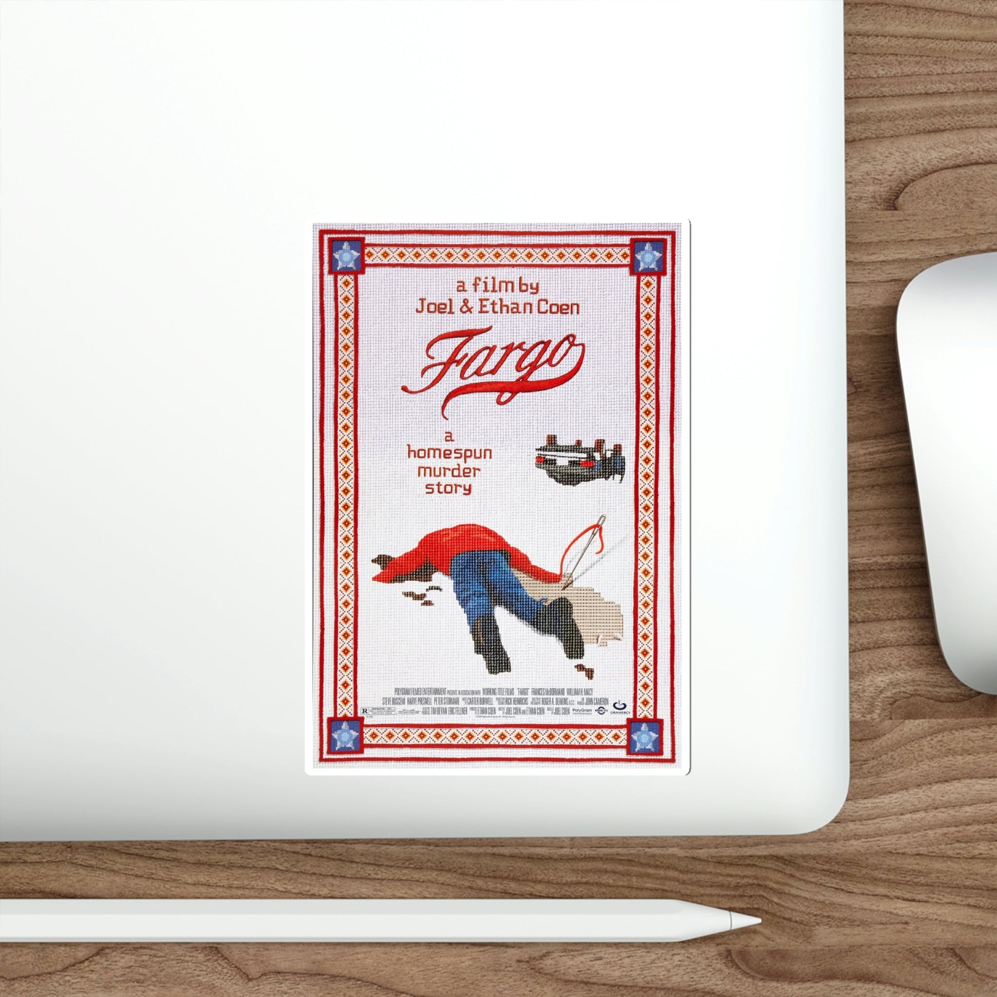 Fargo 1996 Movie Poster STICKER Vinyl Die-Cut Decal-The Sticker Space