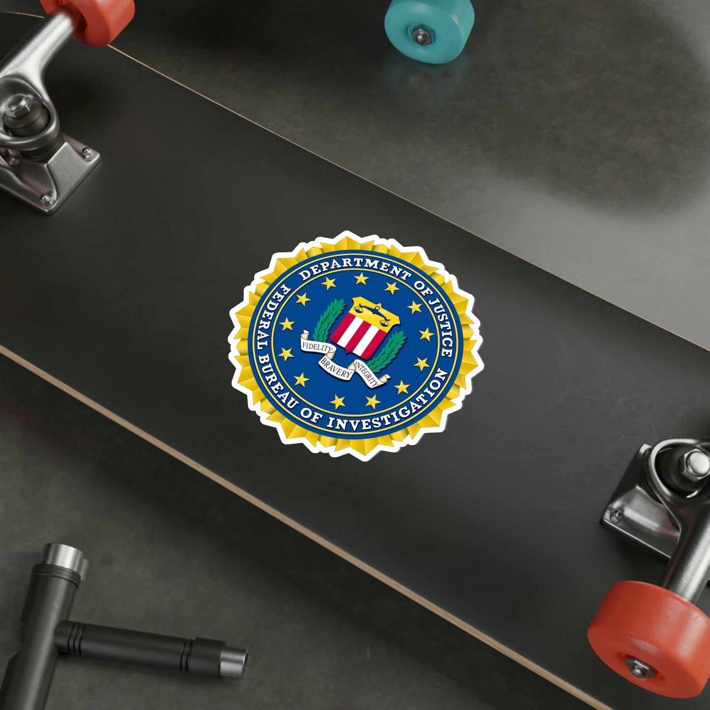 Federal Bureau of Investigation FBI STICKER Vinyl Die-Cut Decal-The Sticker Space