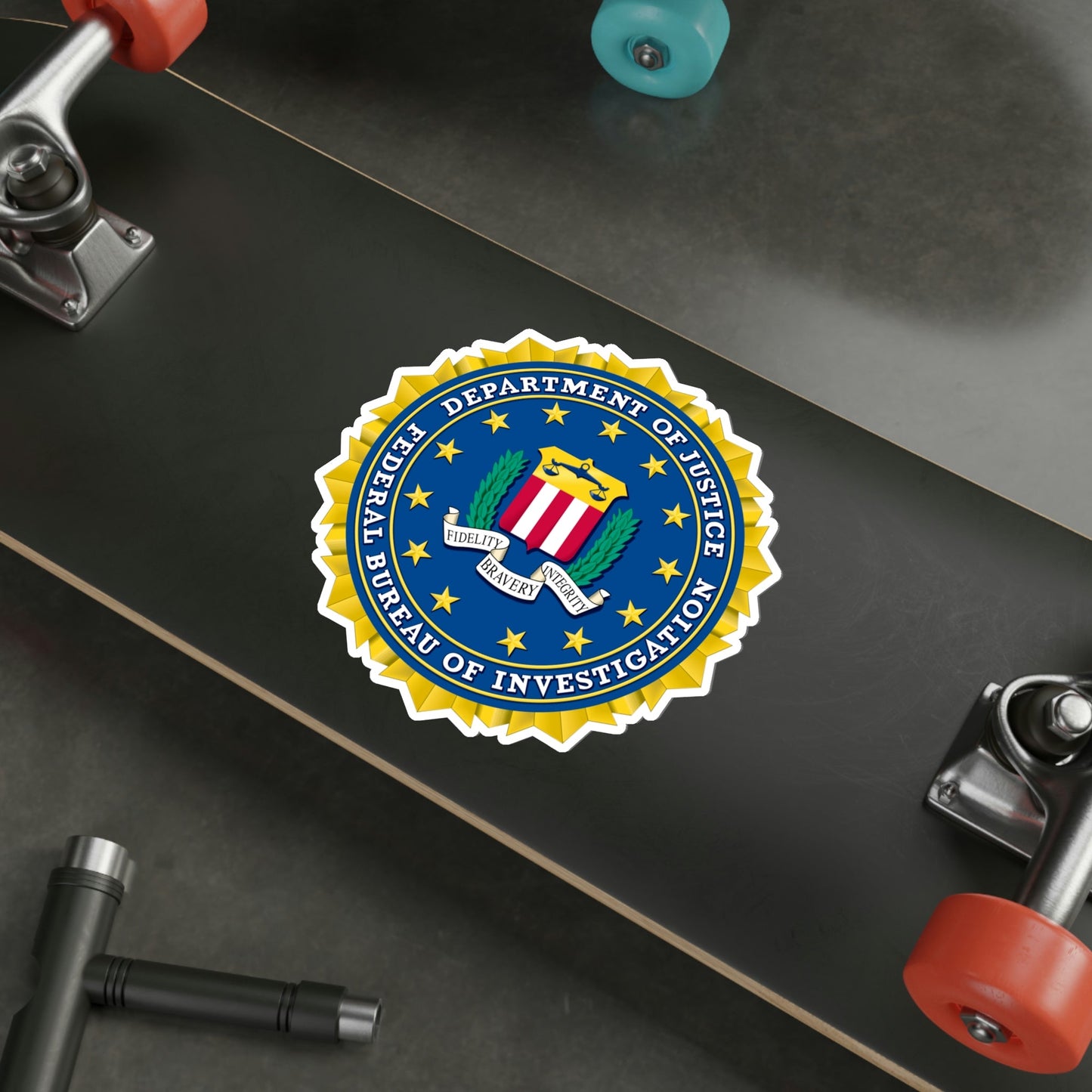 Federal Bureau of Investigation FBI STICKER Vinyl Die-Cut Decal-The Sticker Space