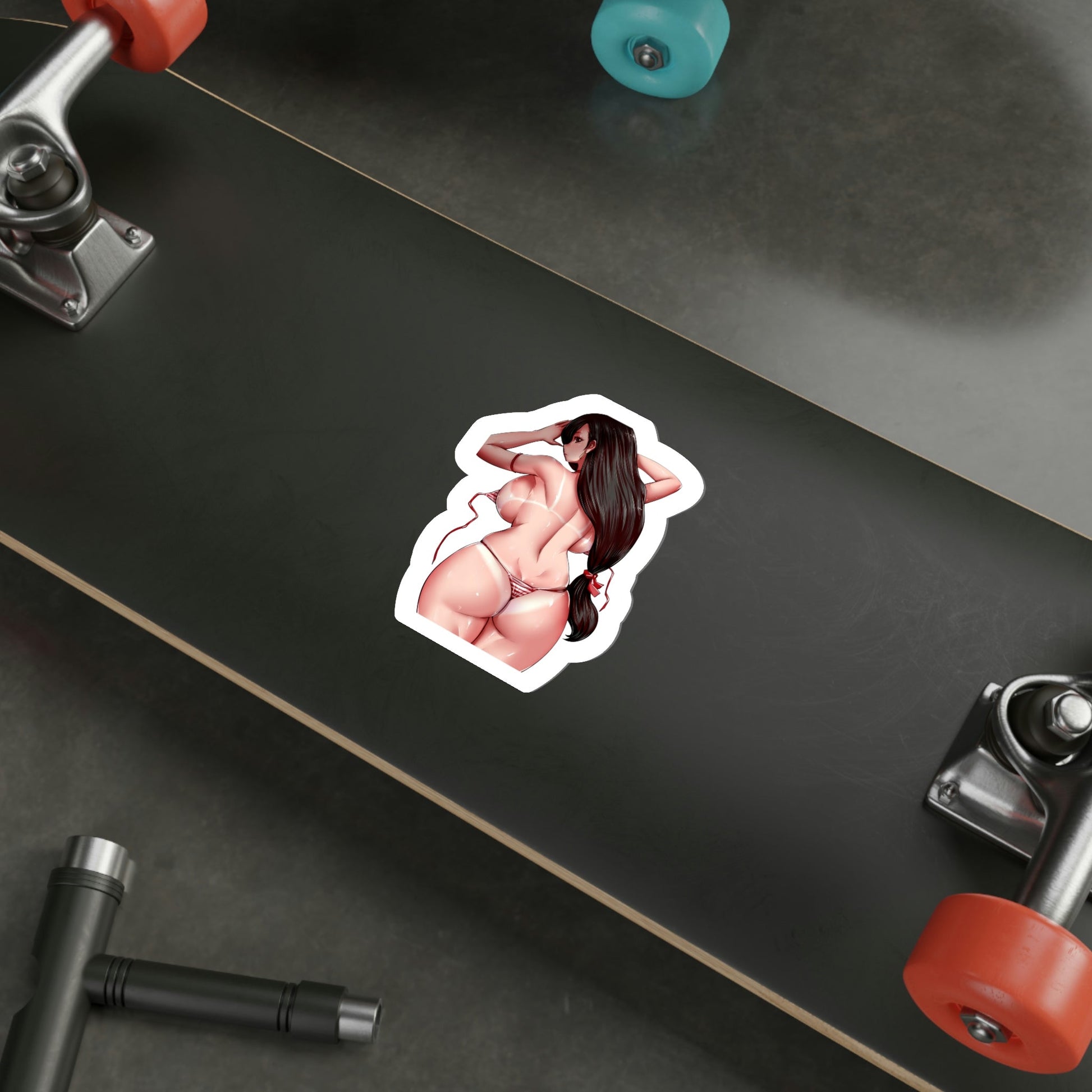 Final Fantasy VII - Tifa Lockhart v2 (Anime/Ecchi/Waifu) STICKER Vinyl Die-Cut Decal-The Sticker Space