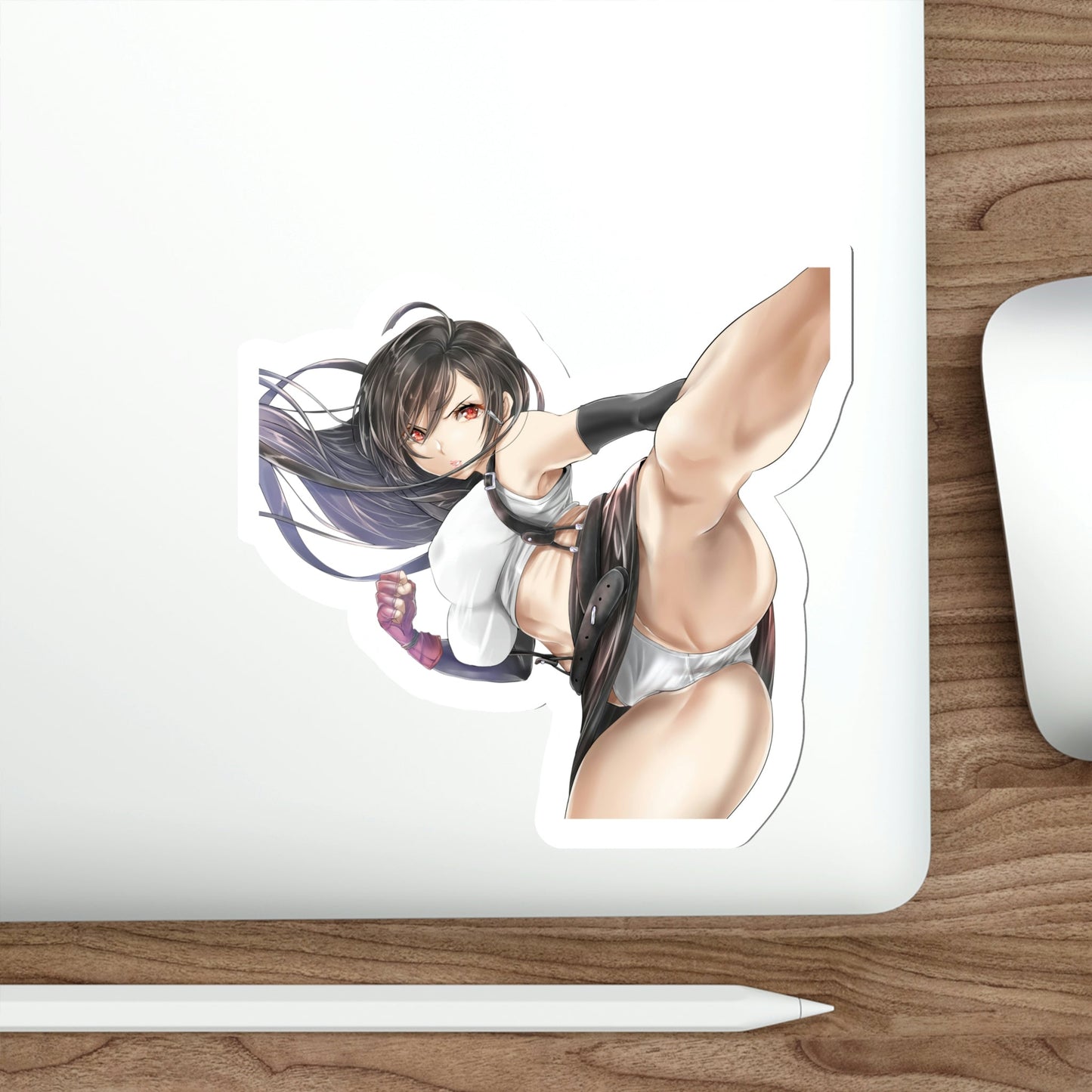 Final Fantasy VII - Tifa Lockhart v4 (Anime/Ecchi/Waifu) STICKER Vinyl Die-Cut Decal-The Sticker Space