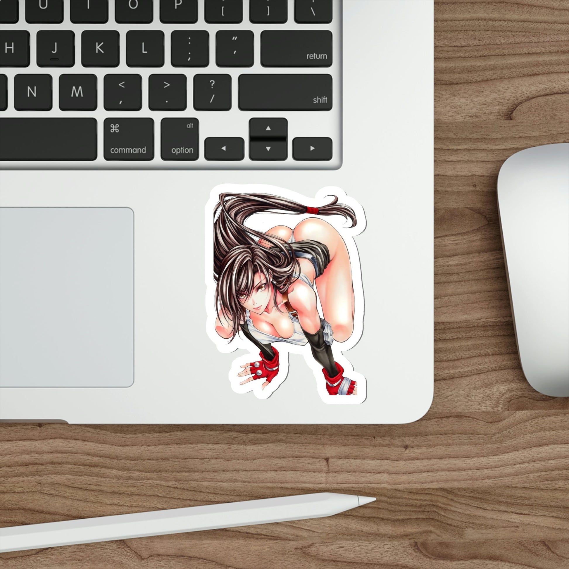 Final Fantasy VII - Tifa Lockhart v7 (Anime/Ecchi/Waifu) STICKER Vinyl Die-Cut Decal-The Sticker Space