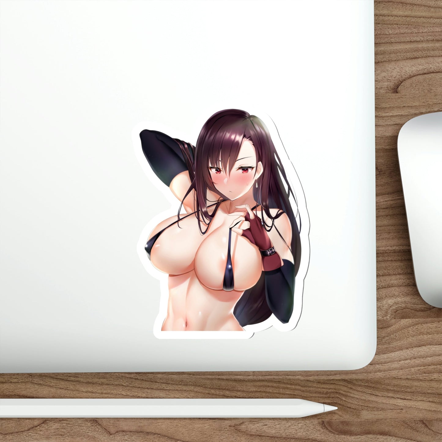 Final Fantasy VII - Tifa Lockhart v8 (Anime/Ecchi/Waifu) STICKER Vinyl Die-Cut Decal-The Sticker Space