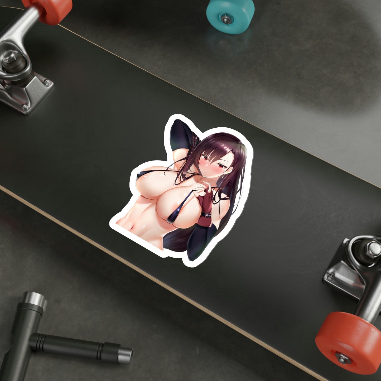 Final Fantasy VII - Tifa Lockhart v8 (Anime/Ecchi/Waifu) STICKER Vinyl Die-Cut Decal-The Sticker Space