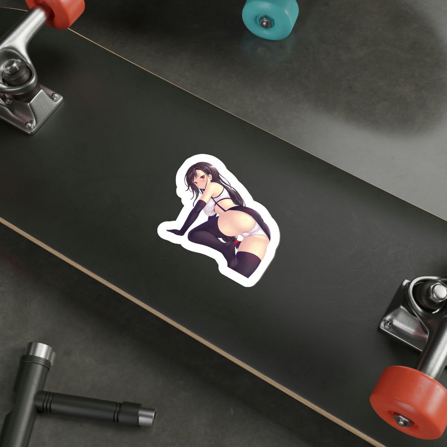 Final Fantasy VII - Tifa Lockhart v9 (Anime/Ecchi/Waifu) STICKER Vinyl Die-Cut Decal-The Sticker Space