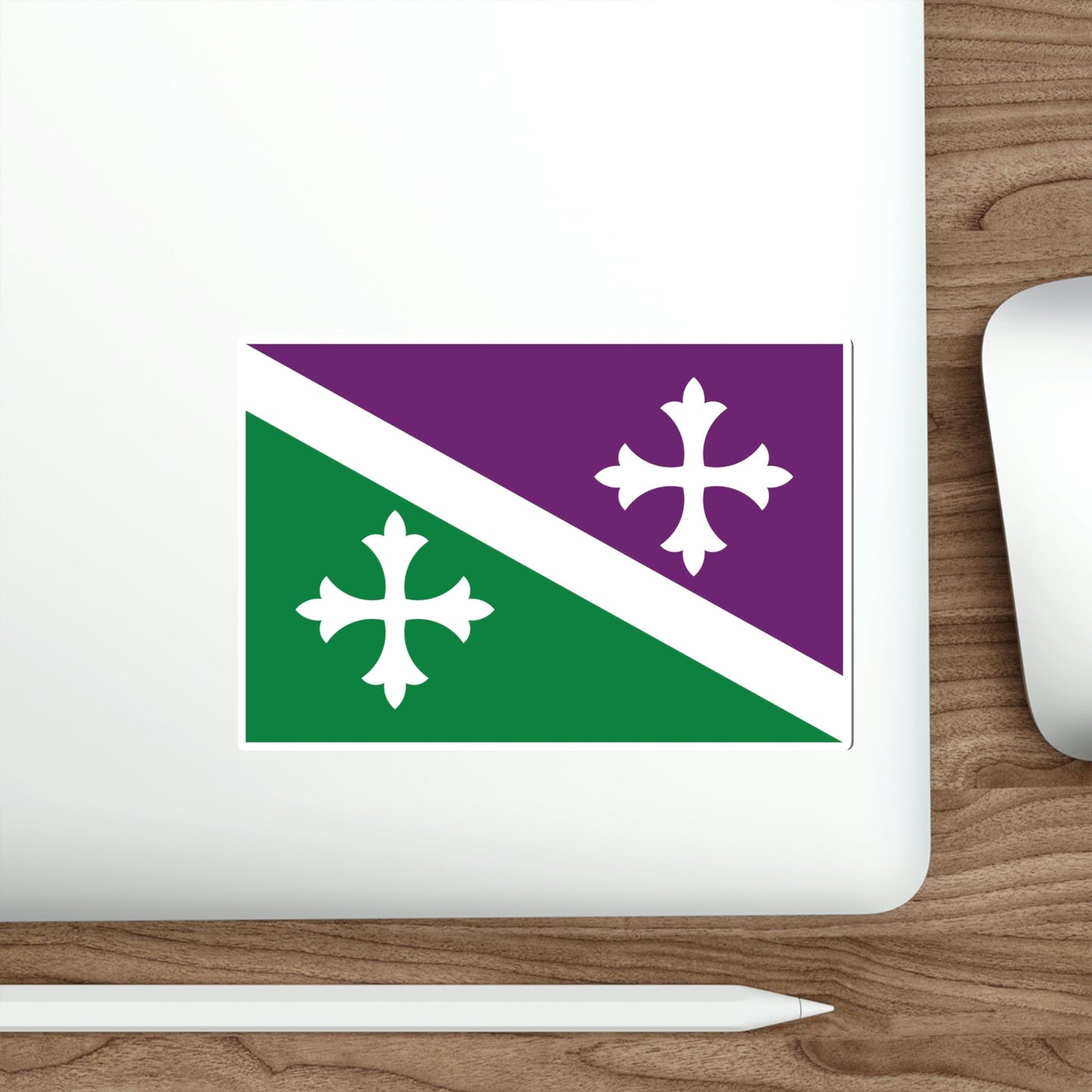 Flag of Adjuntas Puerto Rico STICKER Vinyl Die-Cut Decal-The Sticker Space