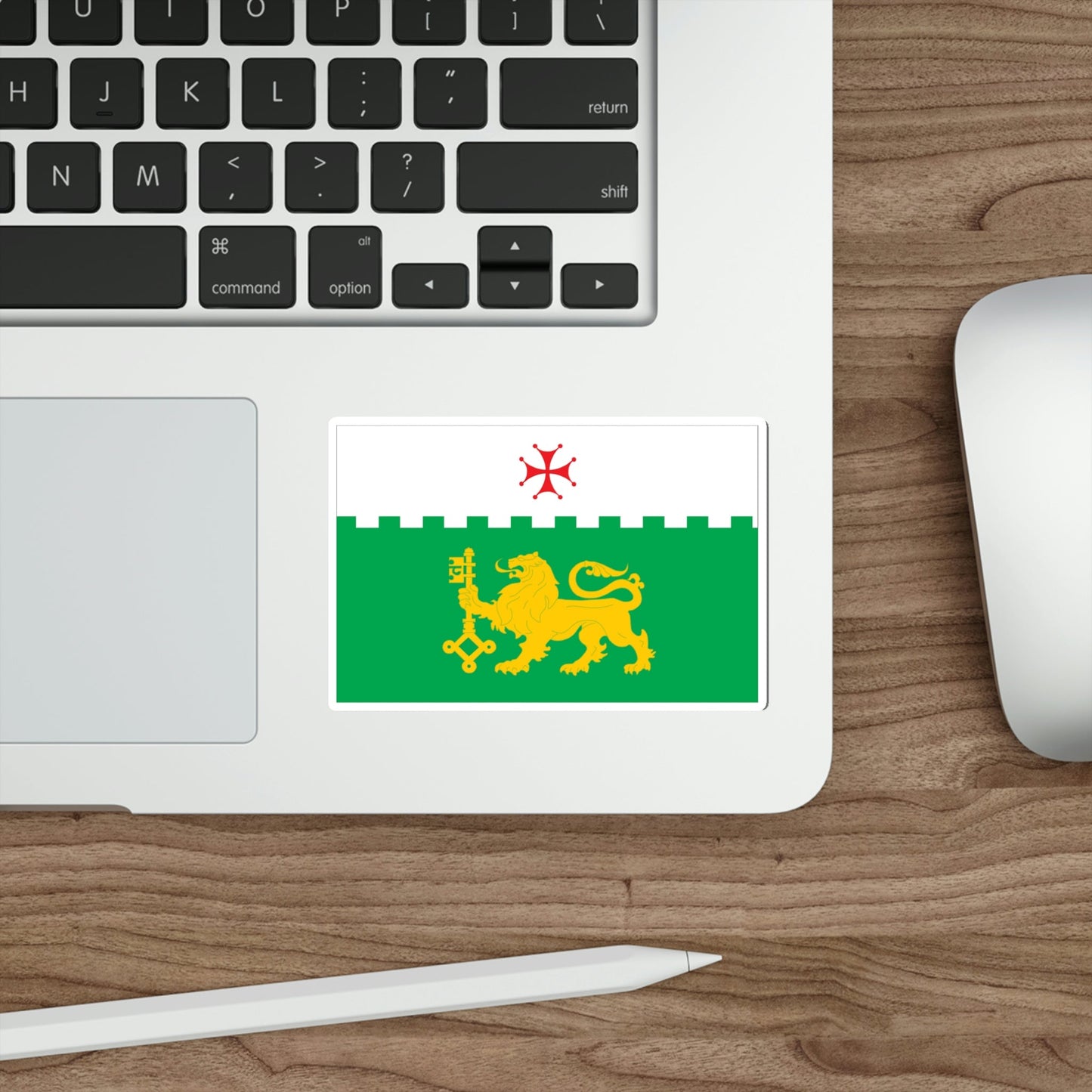 Flag of Akhaltsikhe Georgia STICKER Vinyl Die-Cut Decal-The Sticker Space