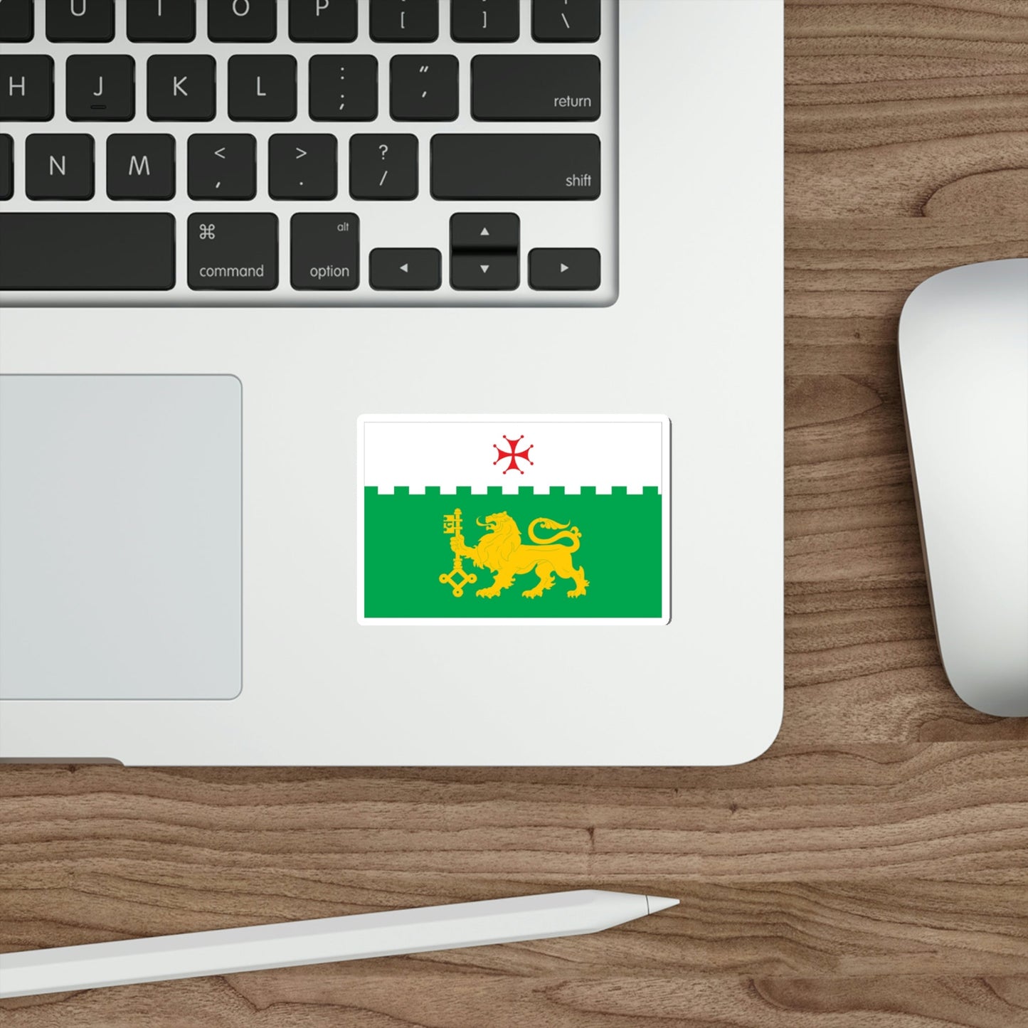 Flag of Akhaltsikhe Georgia STICKER Vinyl Die-Cut Decal-The Sticker Space