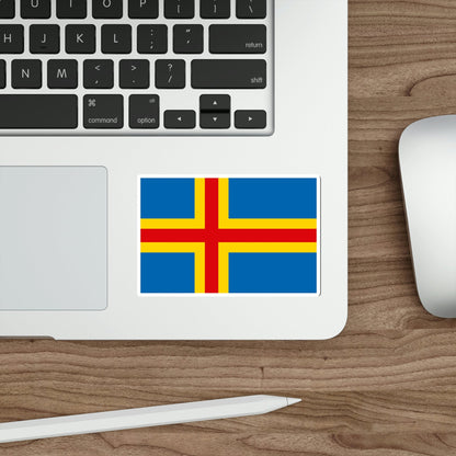 Flag of Åland STICKER Vinyl Die-Cut Decal-The Sticker Space