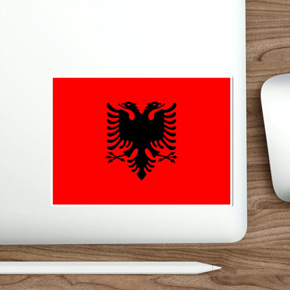 Flag of Albania STICKER Vinyl Die-Cut Decal-The Sticker Space