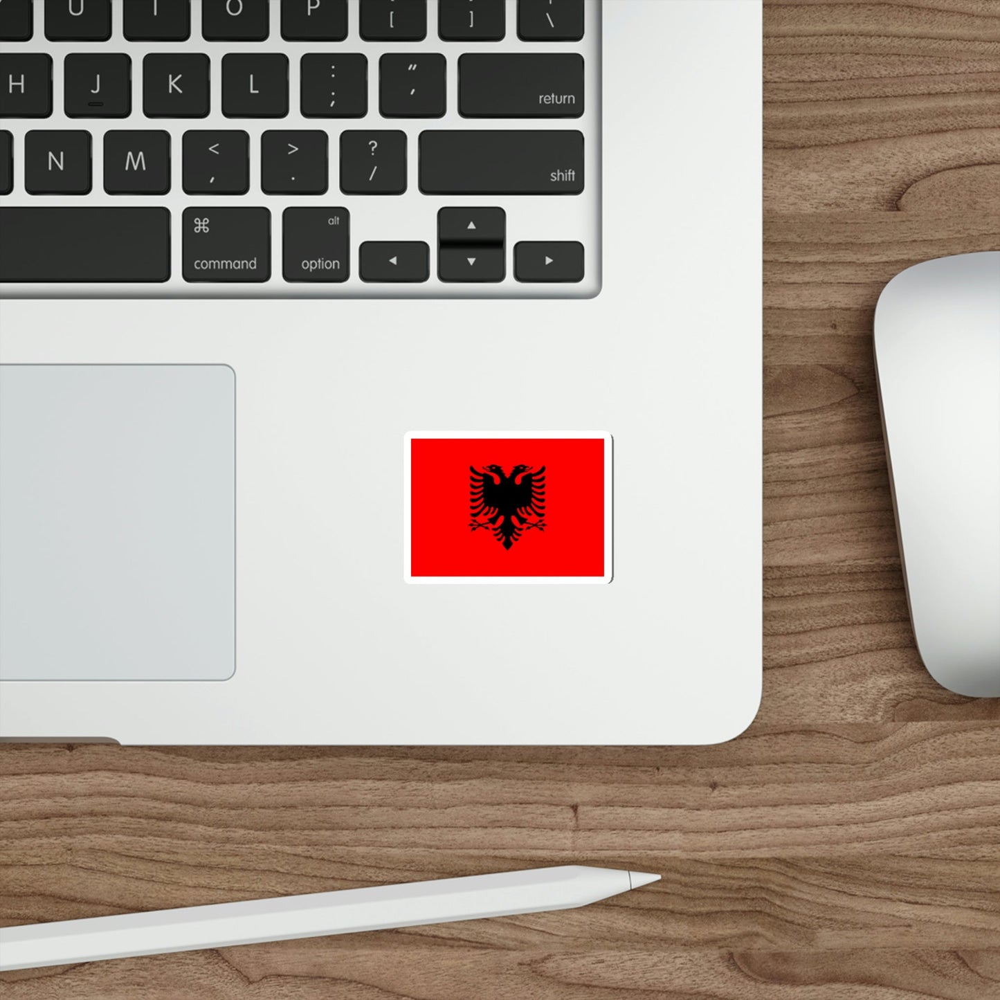 Flag of Albania STICKER Vinyl Die-Cut Decal-The Sticker Space