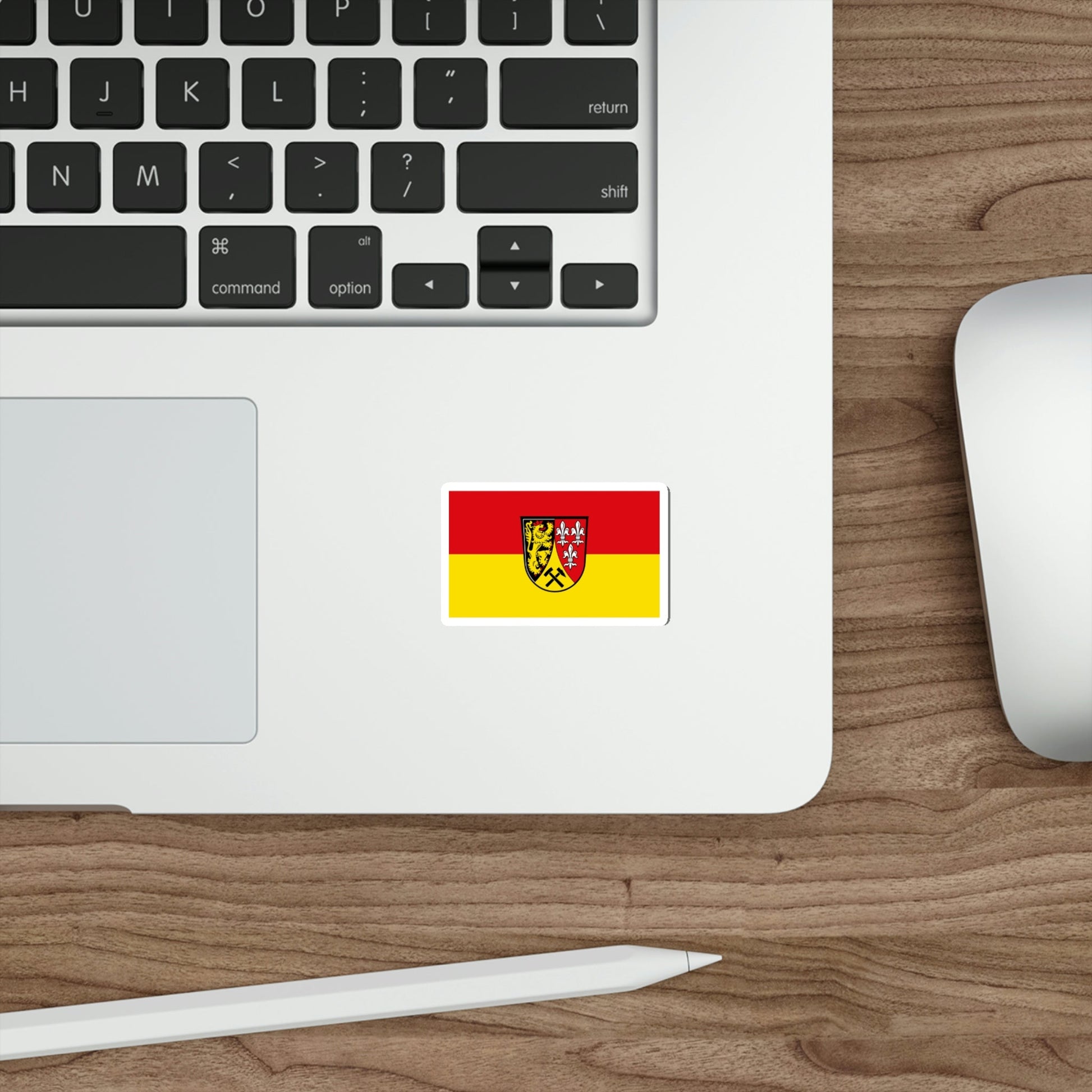 Flag of Amberg Sulzbach Germany STICKER Vinyl Die-Cut Decal-The Sticker Space