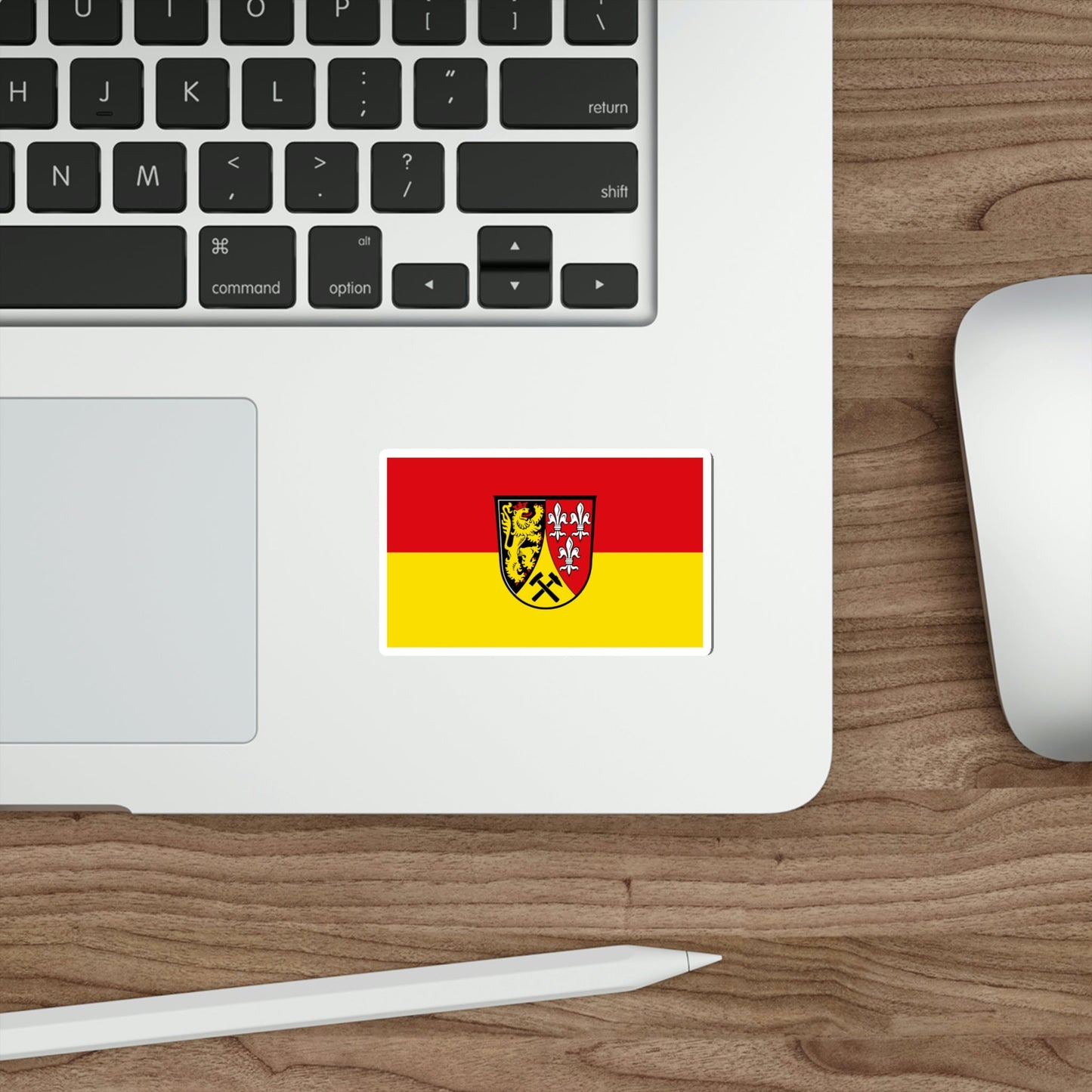 Flag of Amberg Sulzbach Germany STICKER Vinyl Die-Cut Decal-The Sticker Space