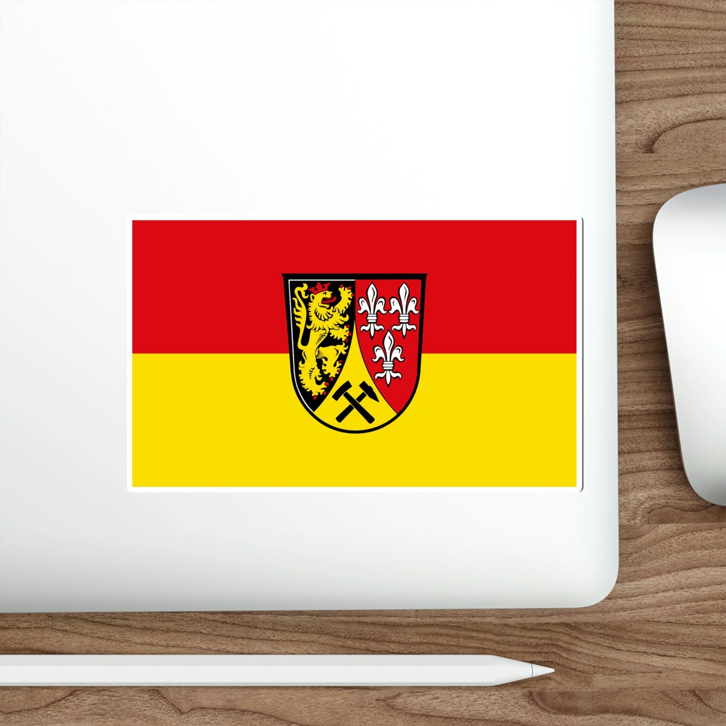 Flag of Amberg Sulzbach Germany STICKER Vinyl Die-Cut Decal-The Sticker Space