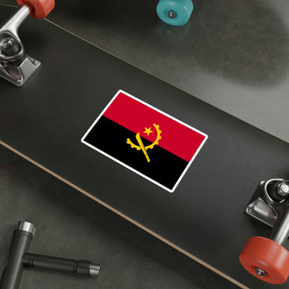 Flag of Angola STICKER Vinyl Die-Cut Decal-The Sticker Space