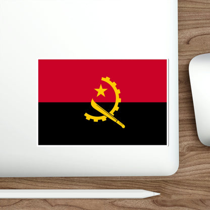 Flag of Angola STICKER Vinyl Die-Cut Decal-The Sticker Space