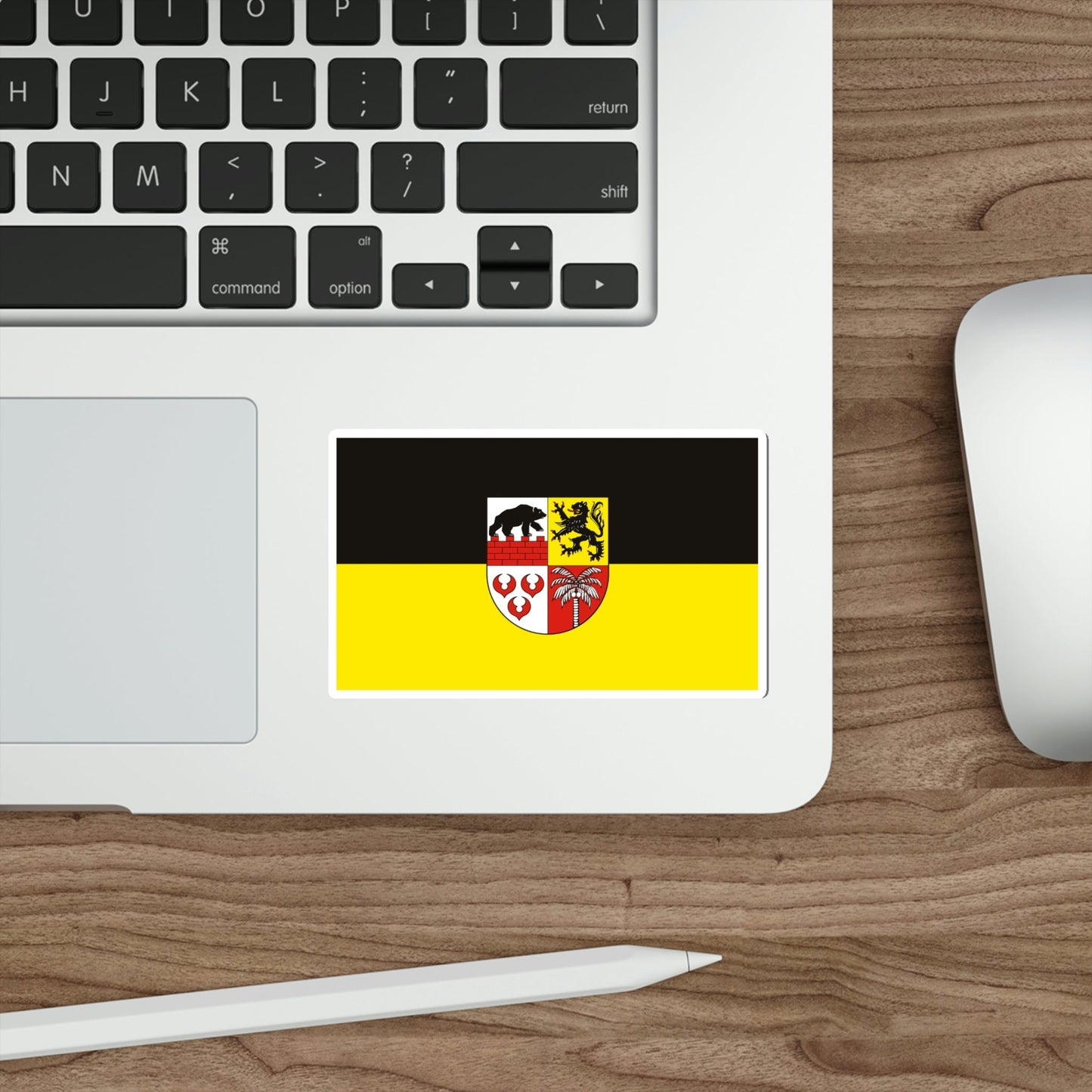 Flag of Anhalt Bitterfeld Germany STICKER Vinyl Die-Cut Decal-The Sticker Space