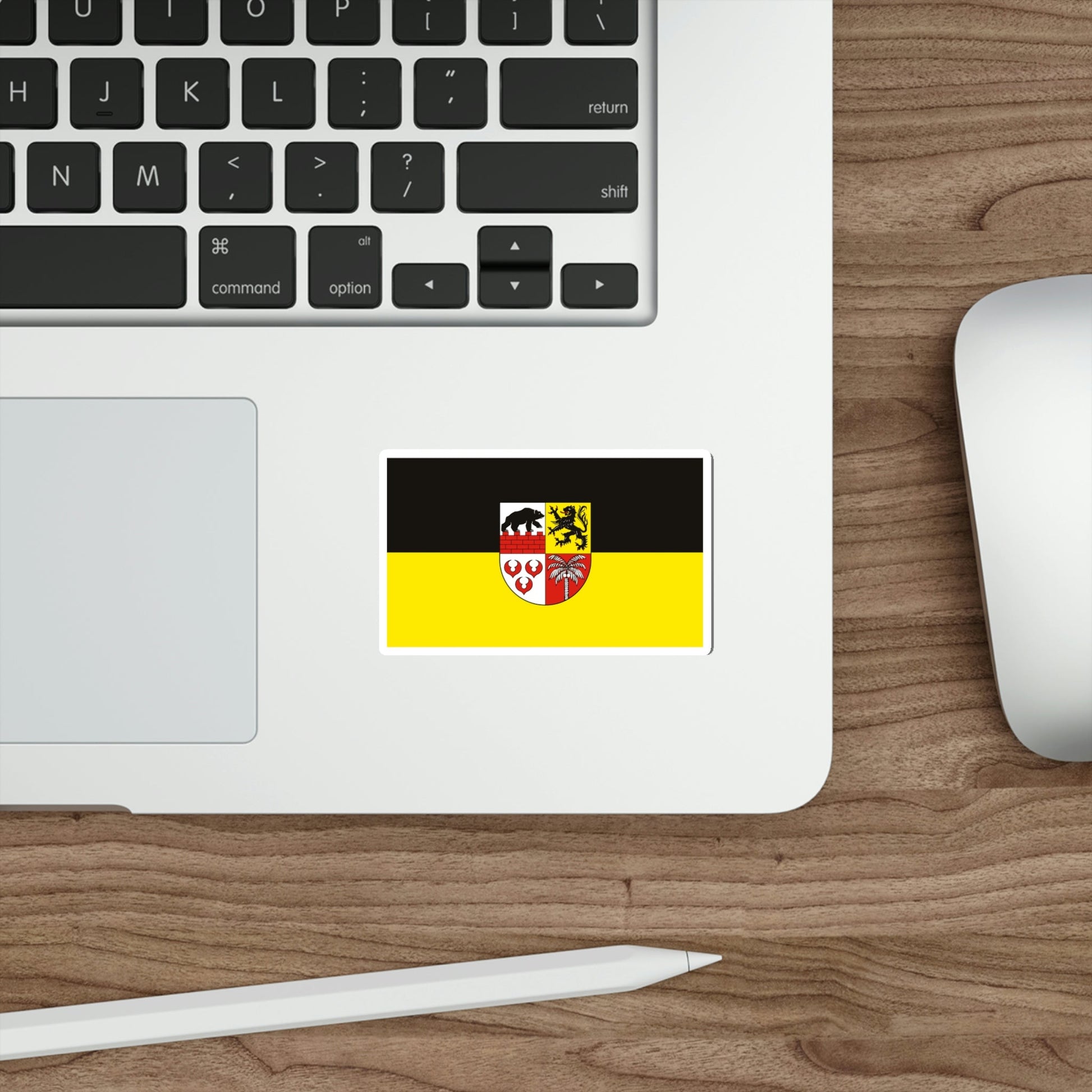 Flag of Anhalt Bitterfeld Germany STICKER Vinyl Die-Cut Decal-The Sticker Space