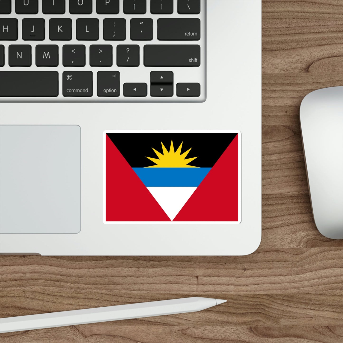 Flag of Antigua and Barbuda STICKER Vinyl Die-Cut Decal-The Sticker Space