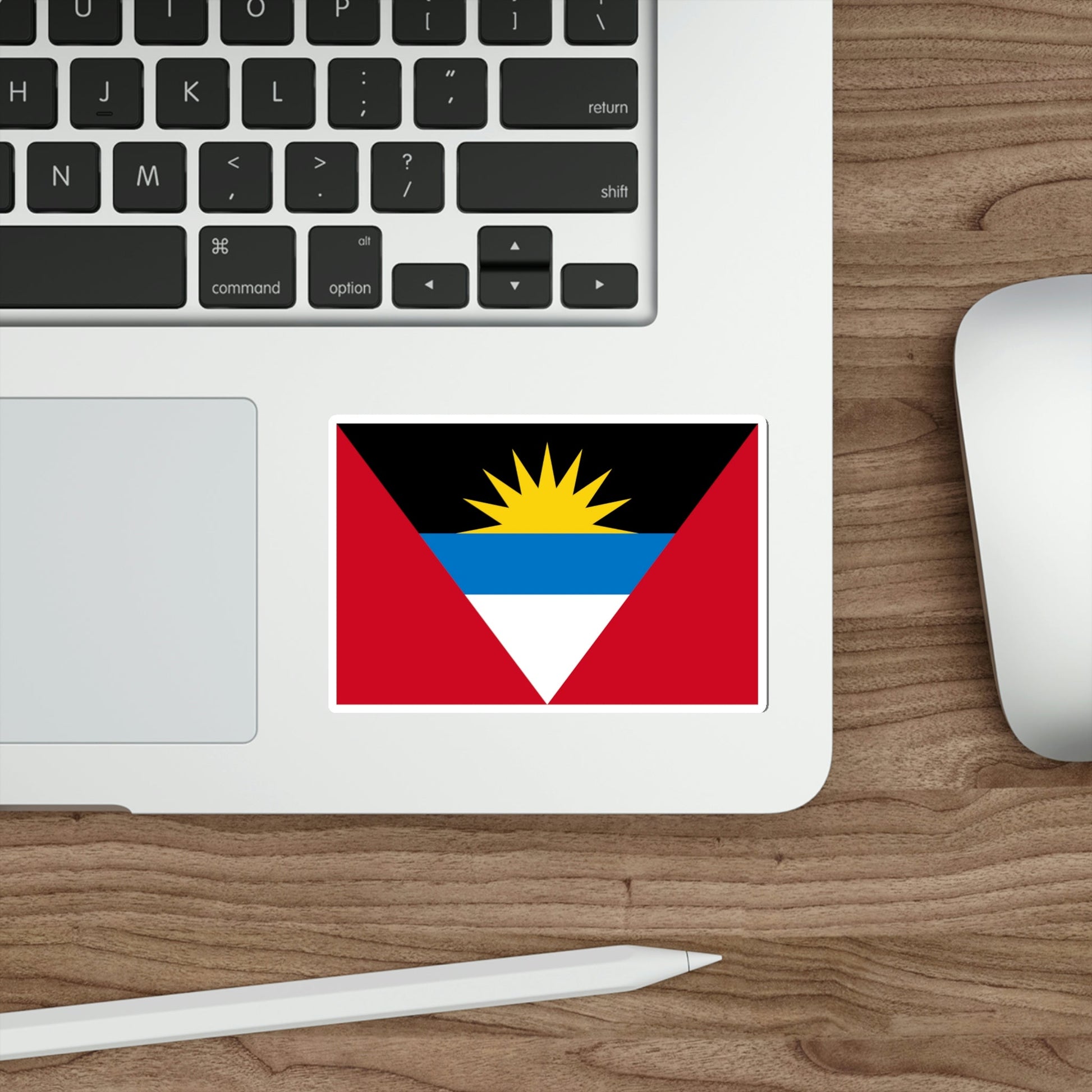 Flag of Antigua and Barbuda STICKER Vinyl Die-Cut Decal-The Sticker Space