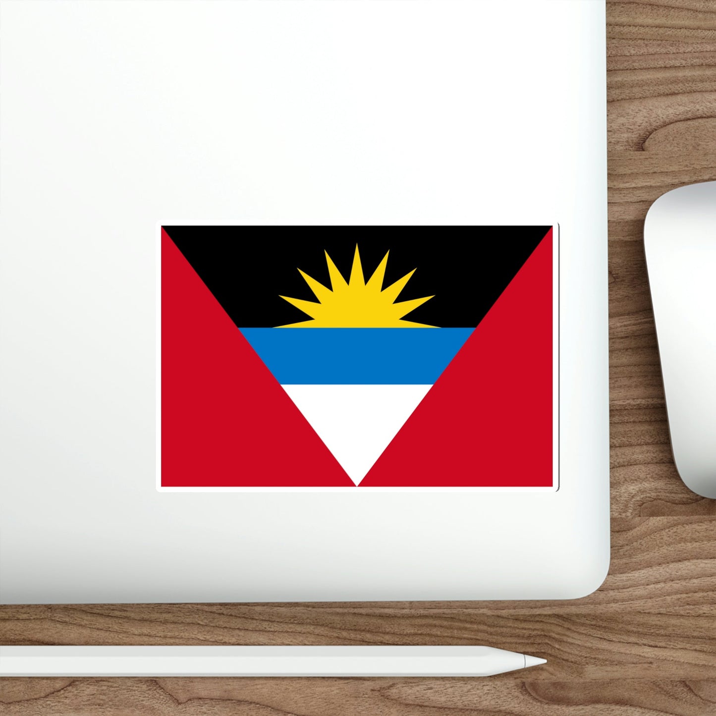 Flag of Antigua and Barbuda STICKER Vinyl Die-Cut Decal-The Sticker Space