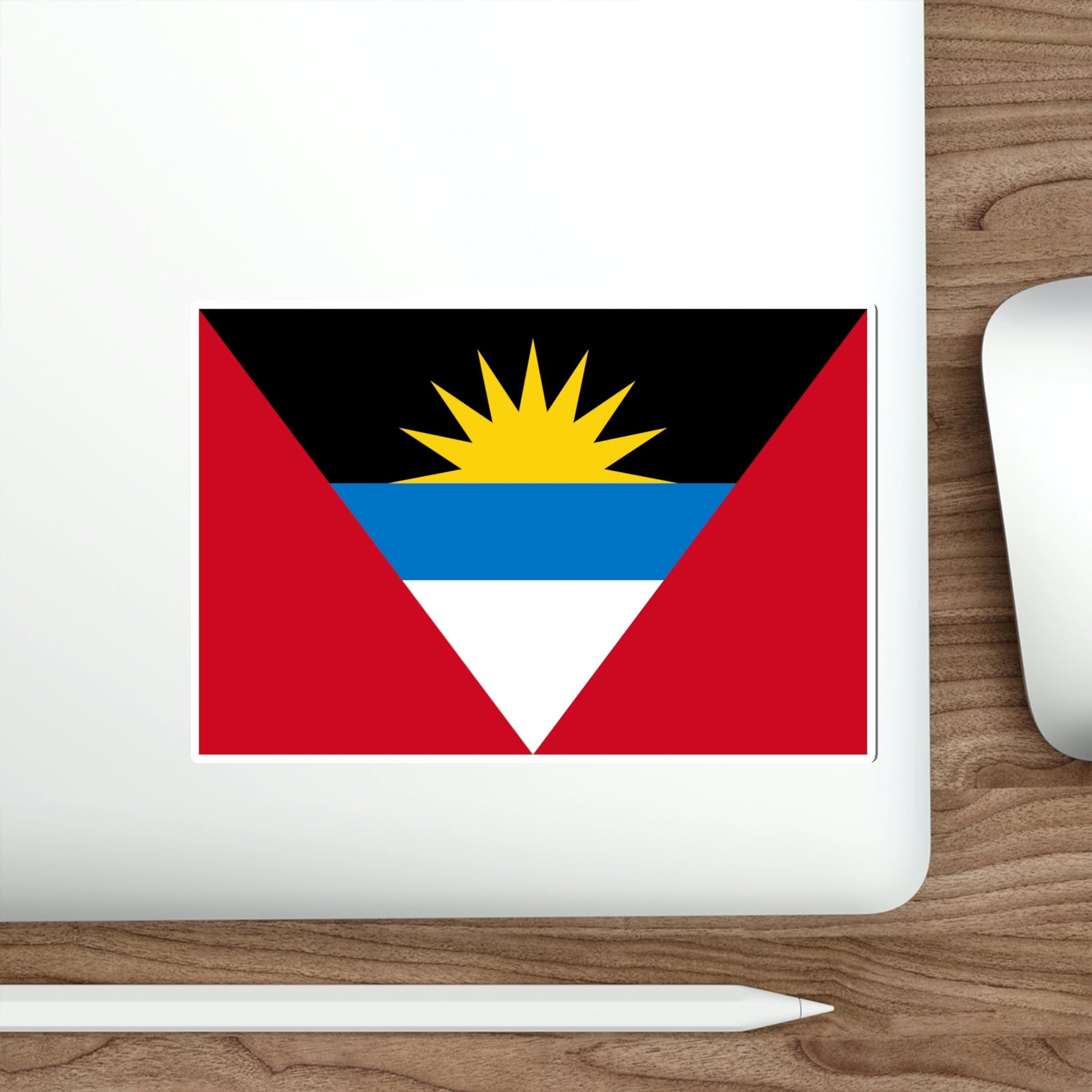 Flag of Antigua and Barbuda STICKER Vinyl Die-Cut Decal-The Sticker Space