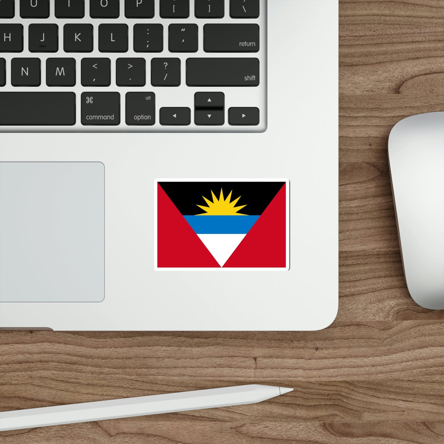 Flag of Antigua and Barbuda STICKER Vinyl Die-Cut Decal-The Sticker Space