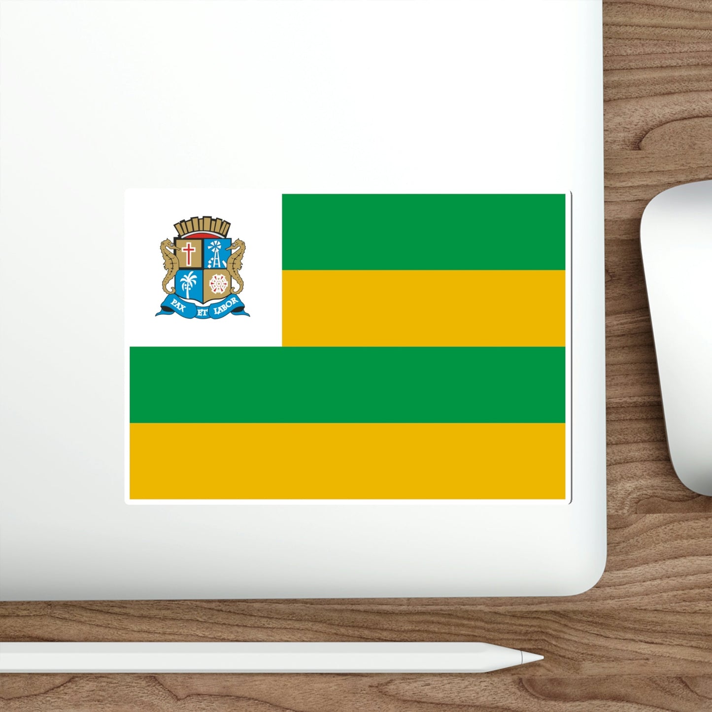 Flag of Aracaju Sergipe STICKER Vinyl Die-Cut Decal-The Sticker Space