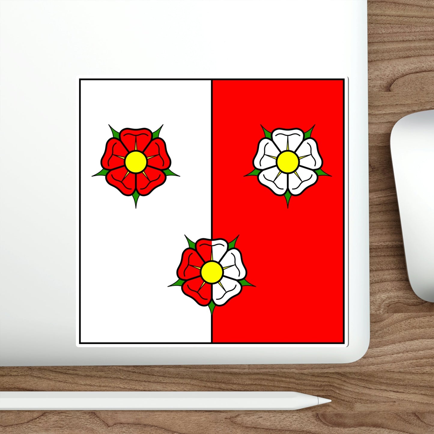 Flag of Autafond Switzerland STICKER Vinyl Die-Cut Decal-The Sticker Space