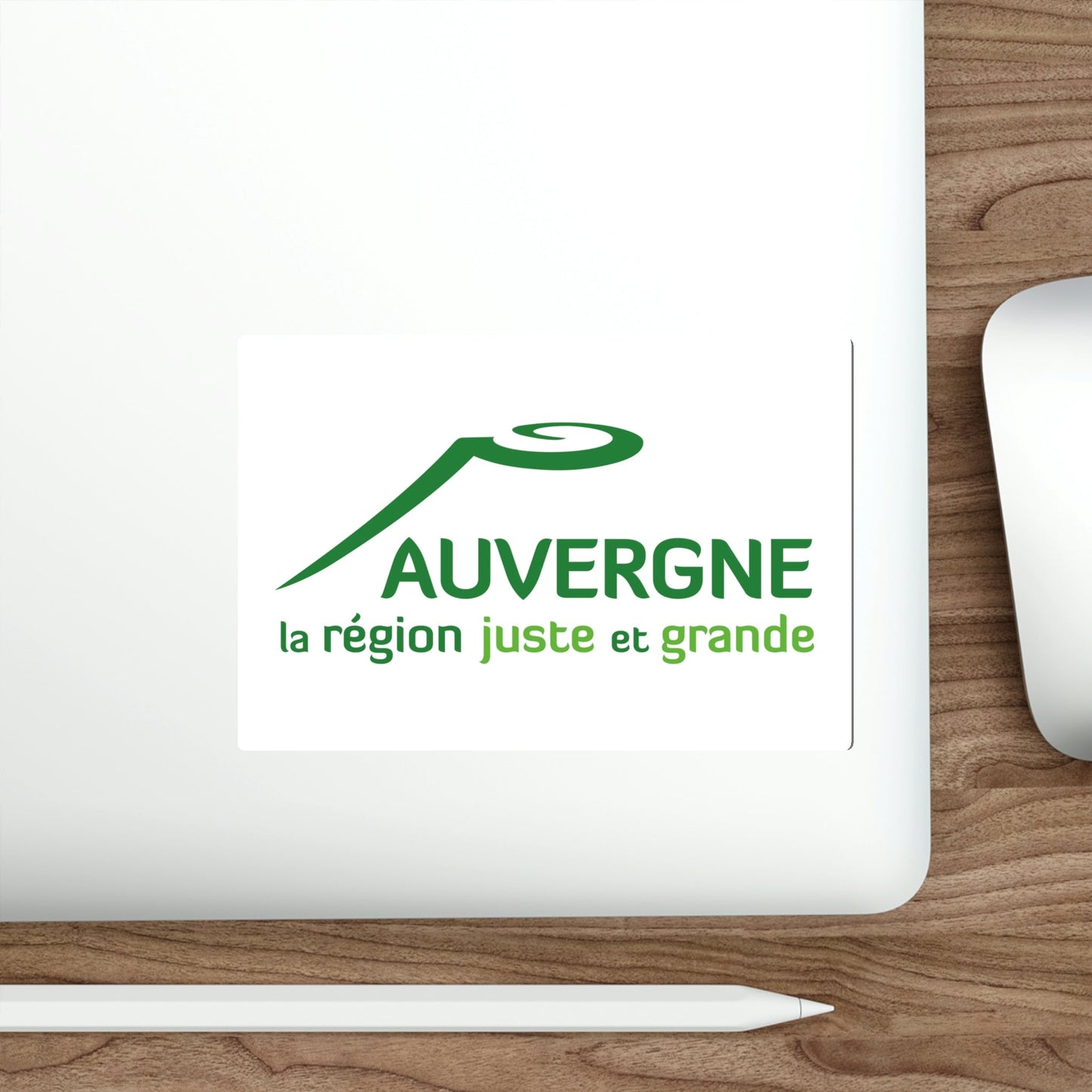 Flag of Auvergne France 2 STICKER Vinyl Die-Cut Decal-The Sticker Space