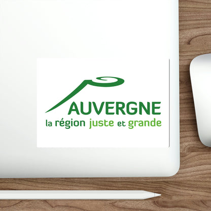 Flag of Auvergne France 2 STICKER Vinyl Die-Cut Decal-The Sticker Space